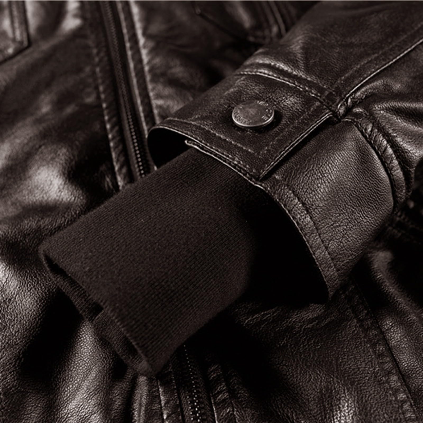Chaqueta de piel corta para mujer otoño/invierno con capucha recortada desmontable y forrada