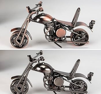 アンティーク　置物セット Amazon.co.jp: オブジェ バイク インテリア アンティーク調