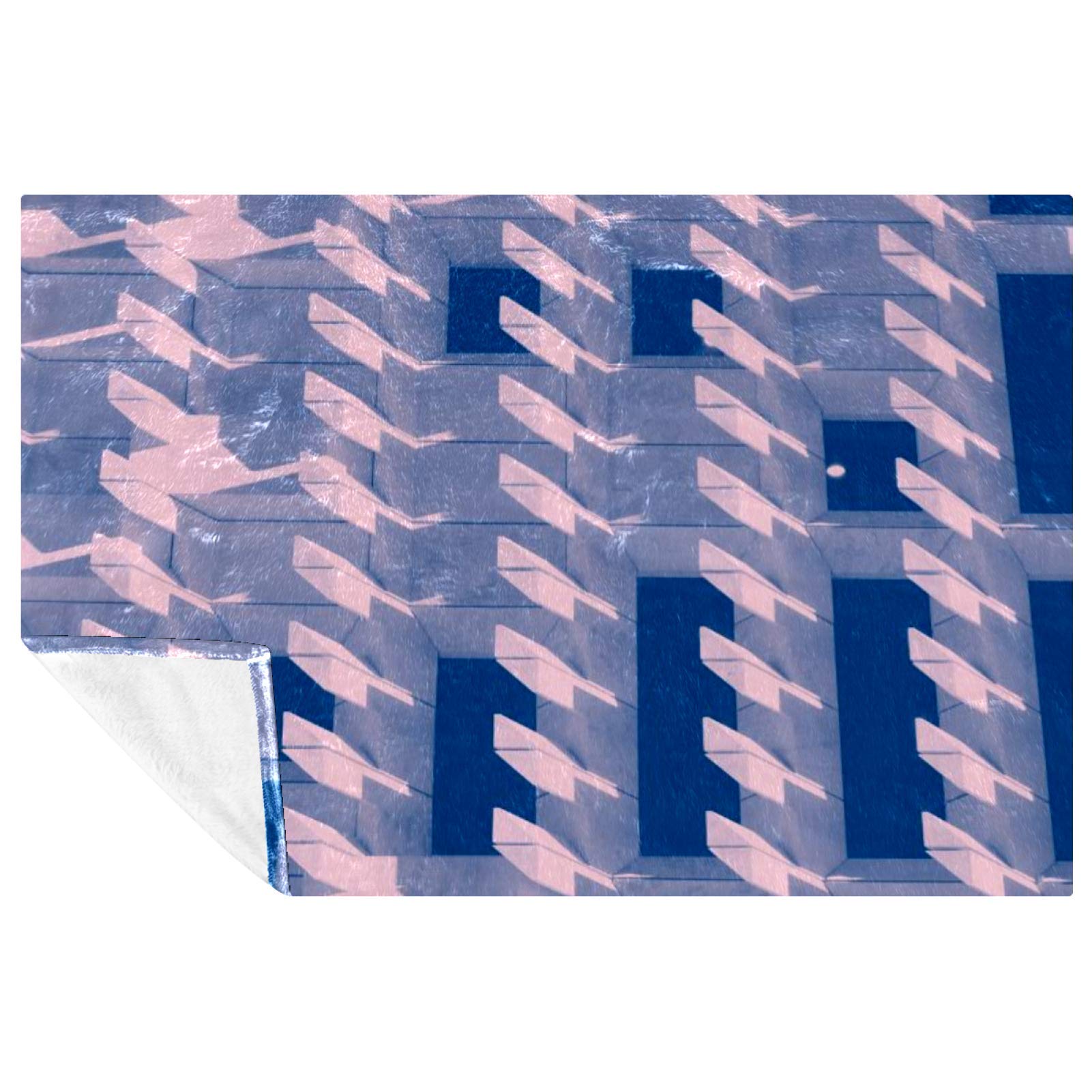 Couverture blanche contre le froid plaid doux et chaud pour lit et sortie