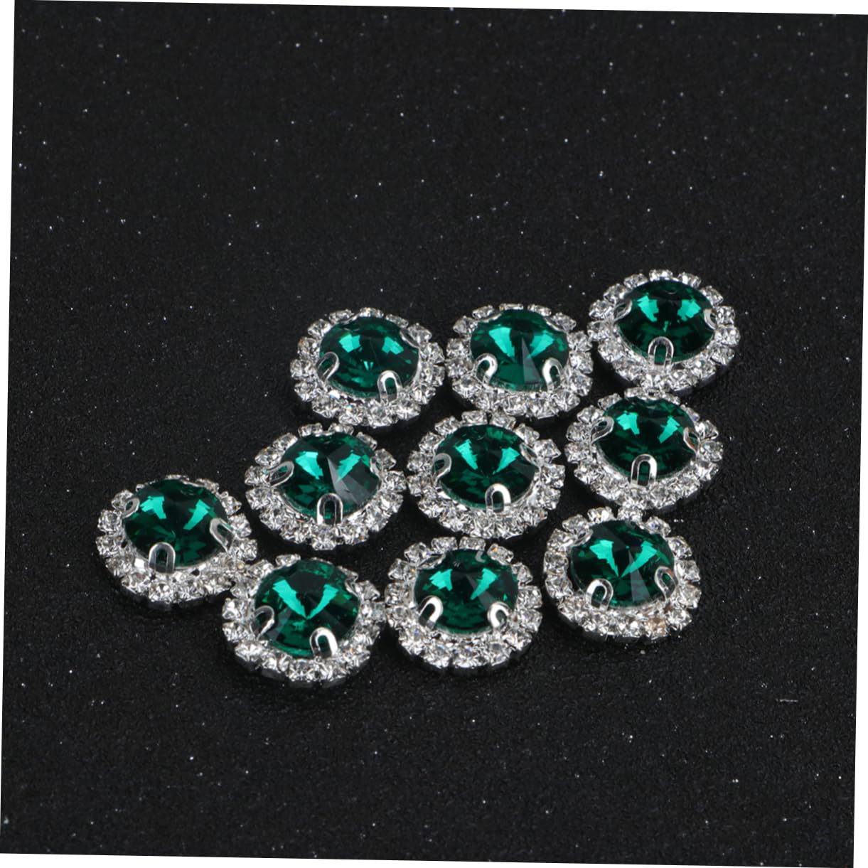 Tofficu 60stücke Flachrücken-rhinestones Grün Bastel-kristalle Für Hochzeitsdekoration Tischstreuung Schmuckherstellung Und Bastelprojekte Als Deko Für Feiern Und Anlässe