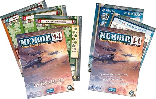 Miniatura 9 de Memoir '44 Nuevo plan de vuelo de expansión del juego de mesa – ¡Lleva a los cielos con este emocionante combate aéreo de la Segunda Guerra Mundial!