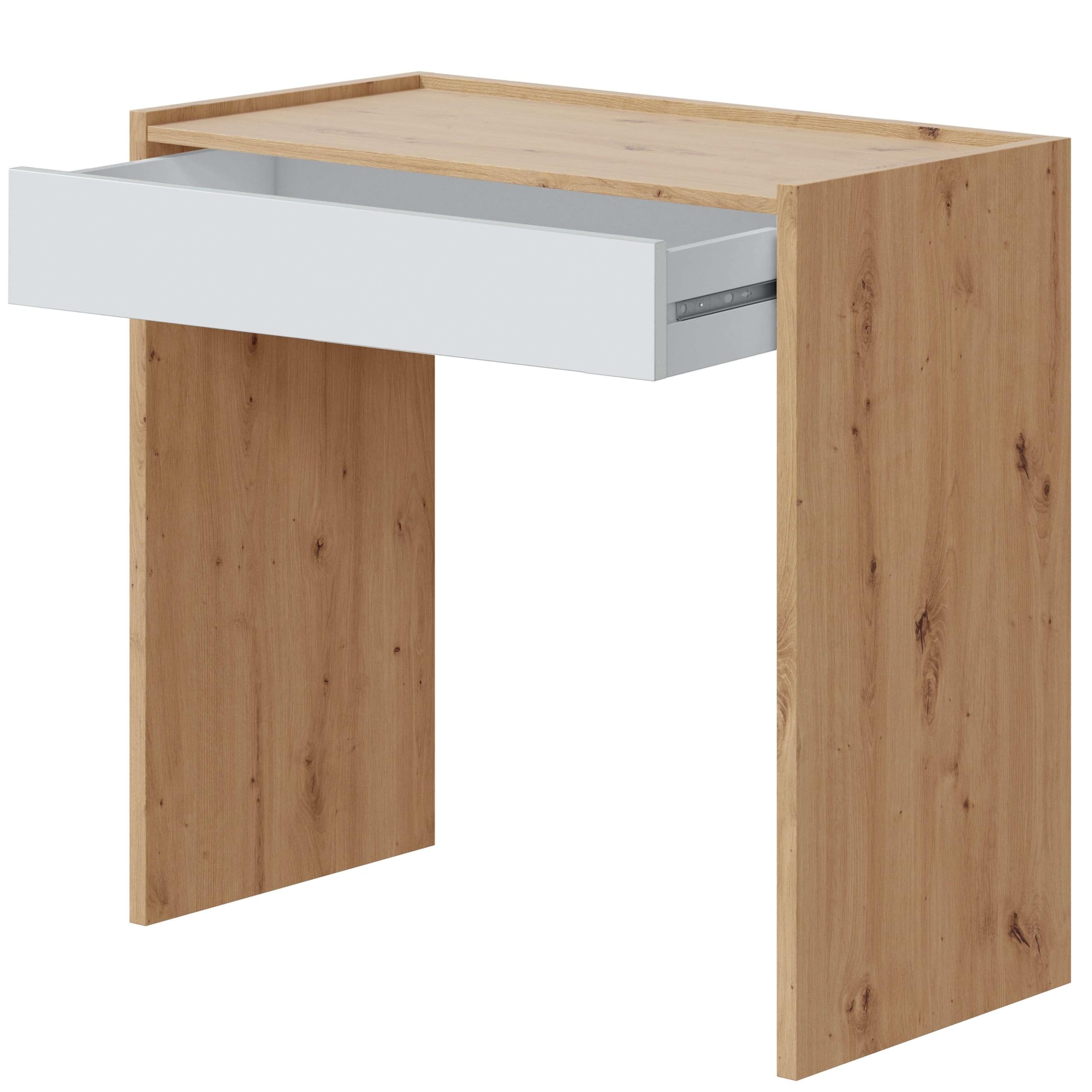 Miroytengo Pack 3 Muebles Juveniles Noa en Color Roble Nodi y Blanco Artik