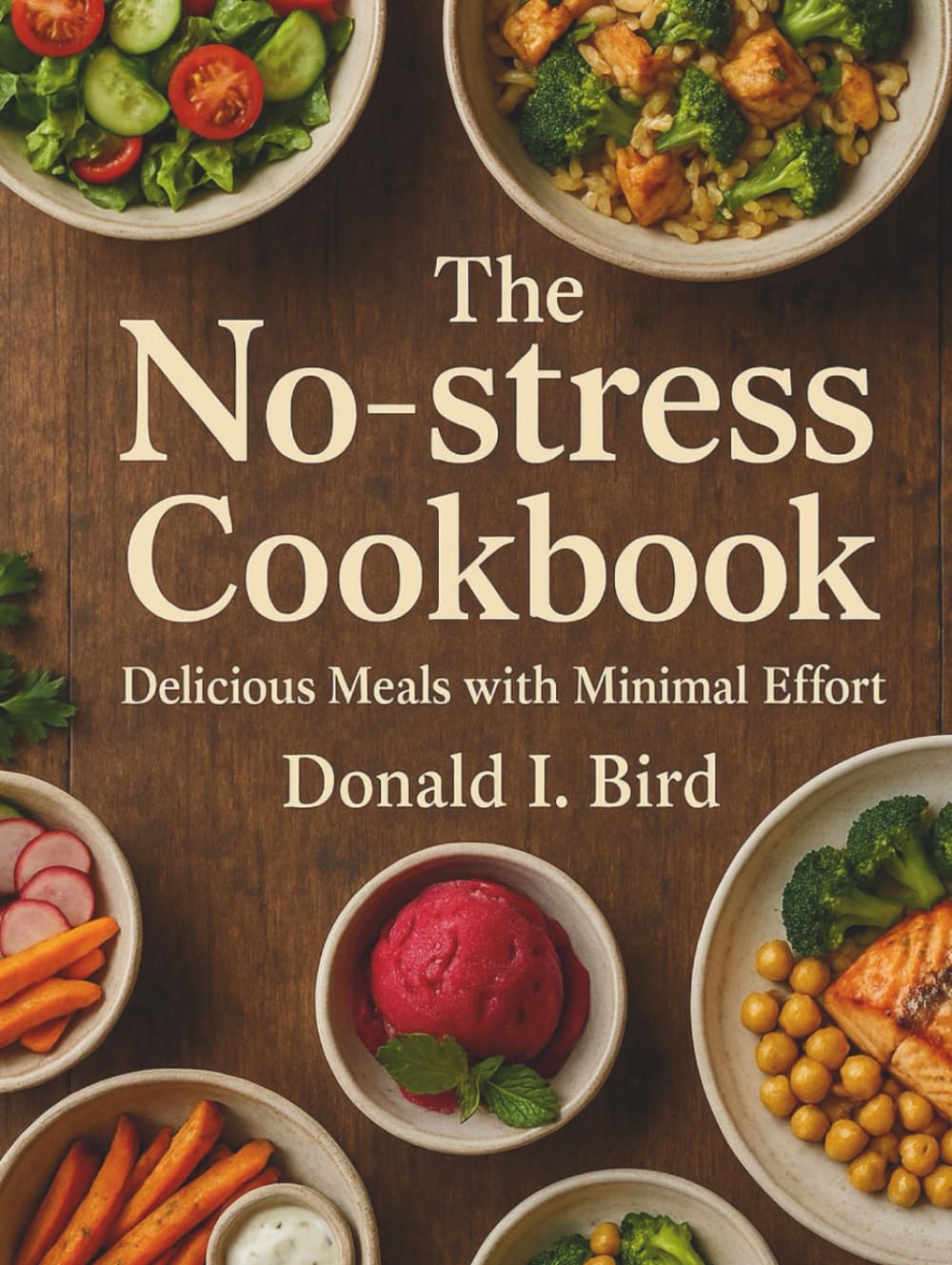 The No-stress Cookbook: Delicious Meals with Minimal Effort