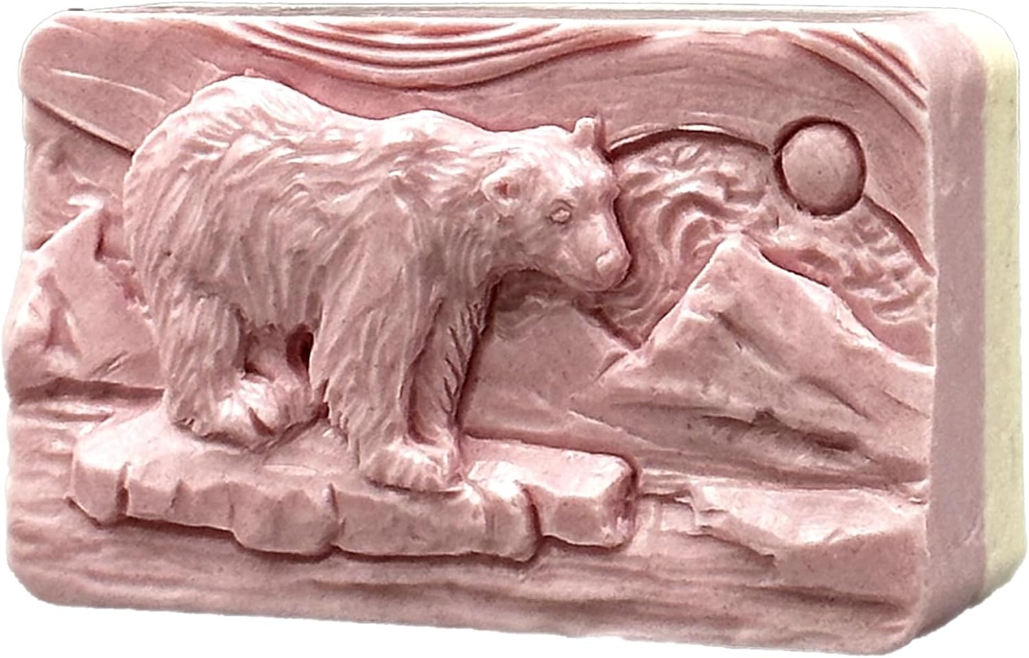 Polar Bear Silicone Mold SOAP Plaster Wax Resin Clay 5oz