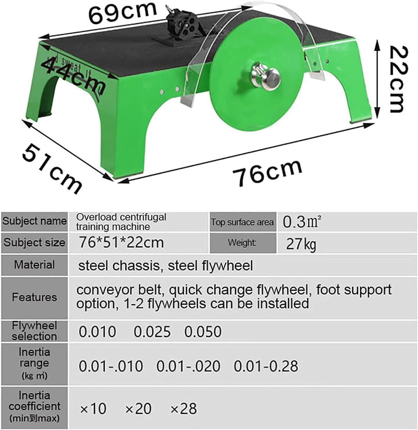 Gym Flywheel Trainer Centrifuge, Full Body Workouts System for Home, Office or Travel, for Women's Yoga Men's Squat, Home Gym Strength Training Equipment with Accessories