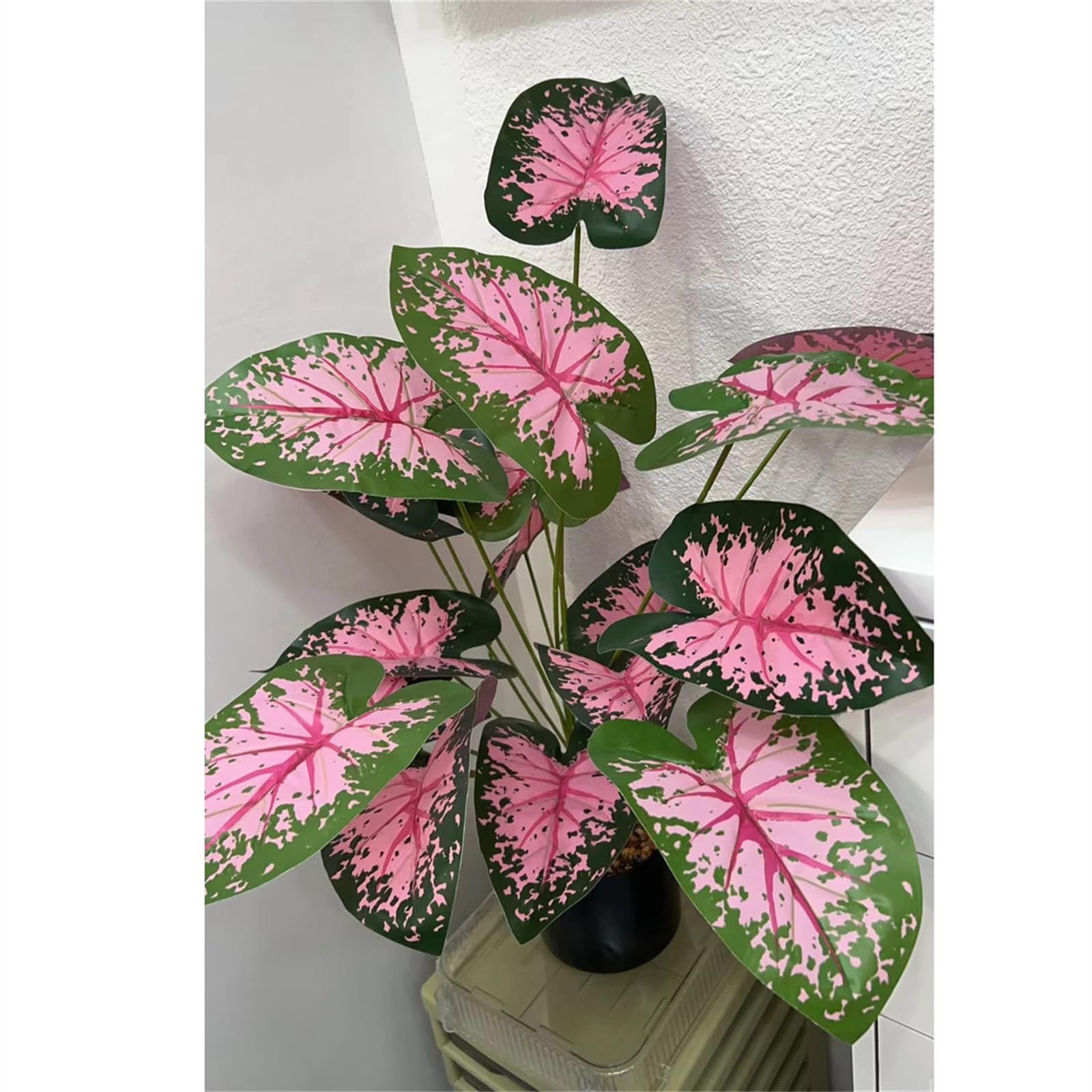 Amazon.com: Artificial Plants Indoor,Nearly Natural 32Tall Fake Plant Pink  Monstera Artificial Flowers,Faux Plants Indoor Tall Large Fake Plants for  Home Office Living Room Decor : Home & Kitchen