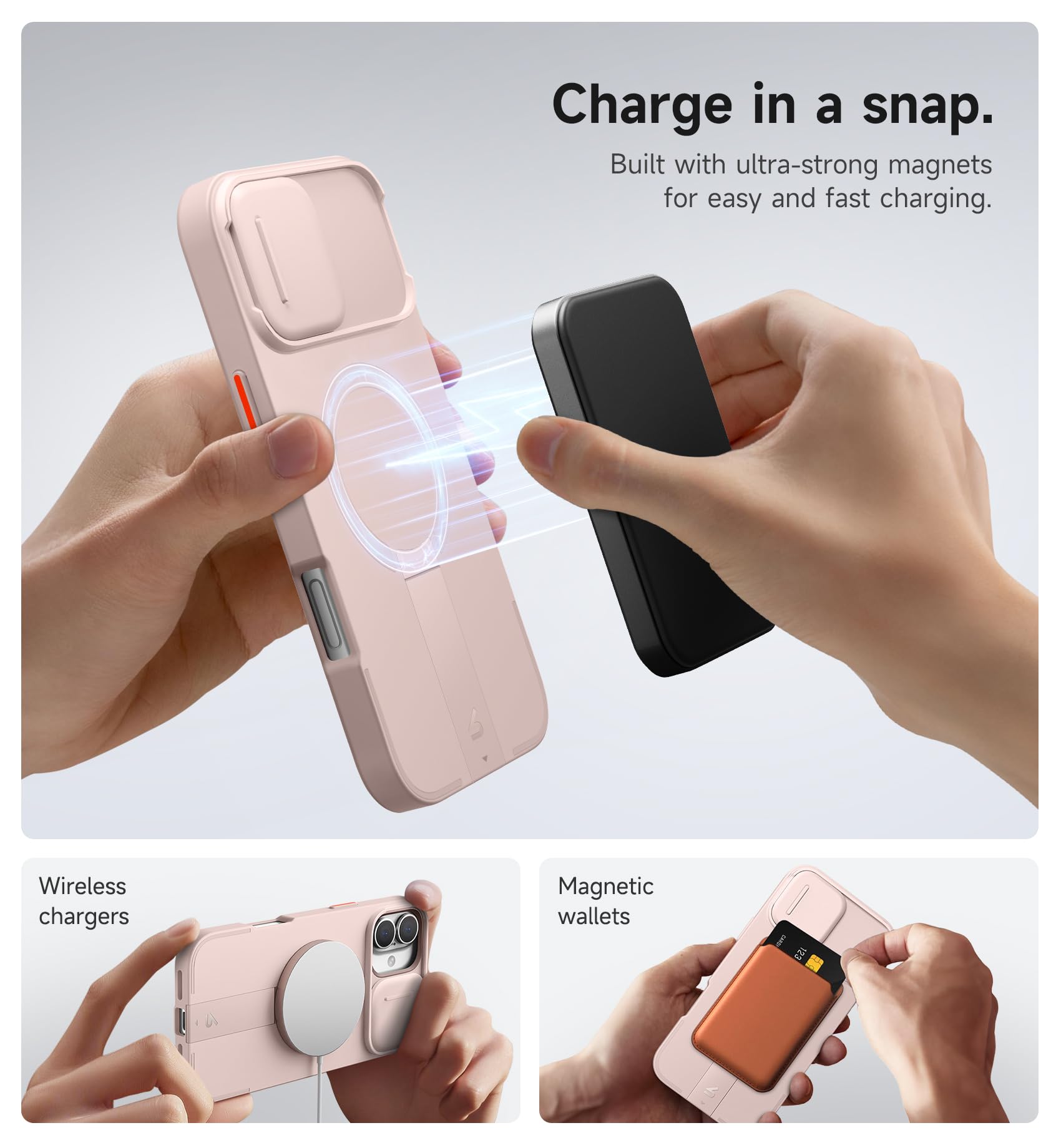 SURITCH Magnetic Case Compatible with iPhone 16 Plus - Image 3