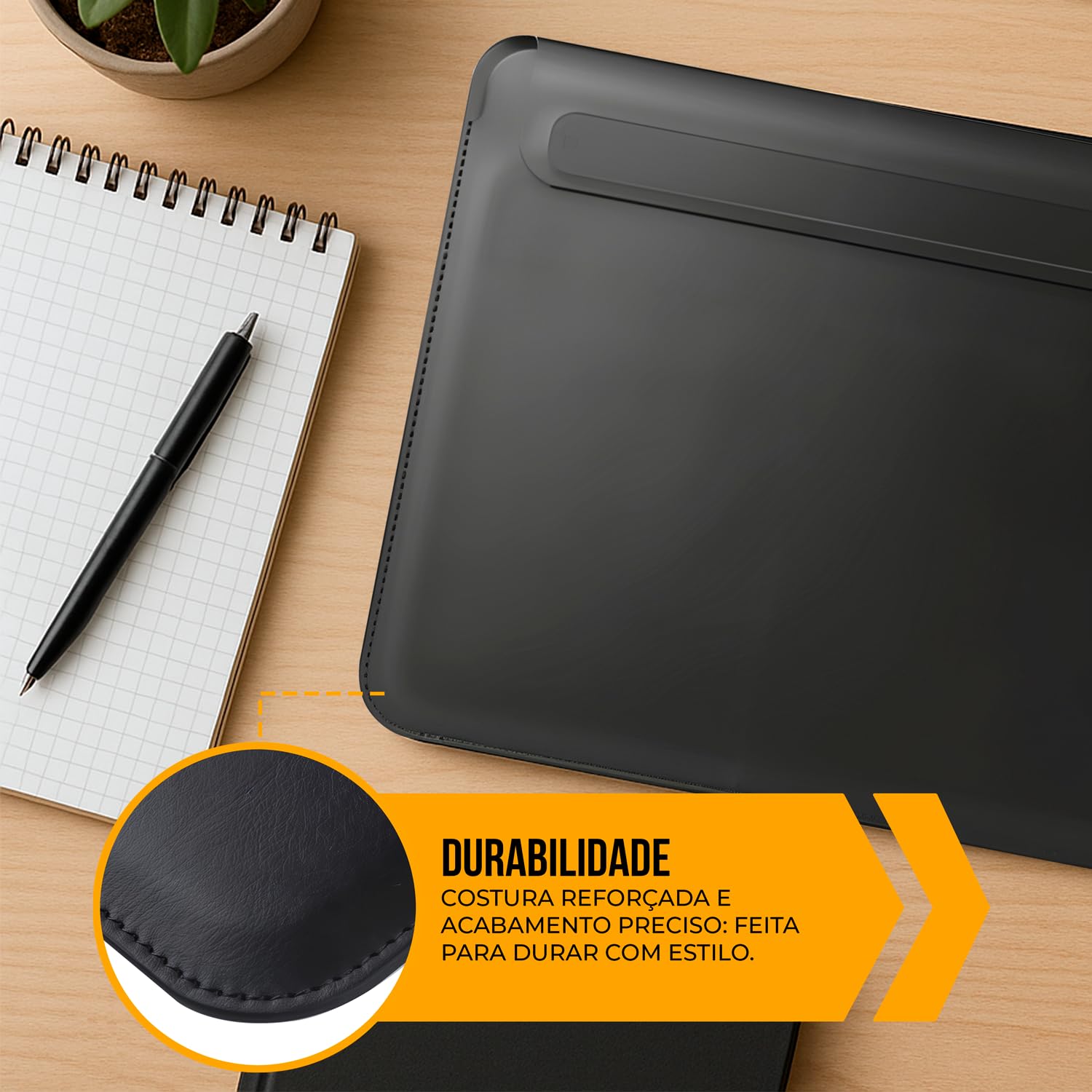 Gshield Capa Case Rove com Fecho Magnético, Design Fino em Couro