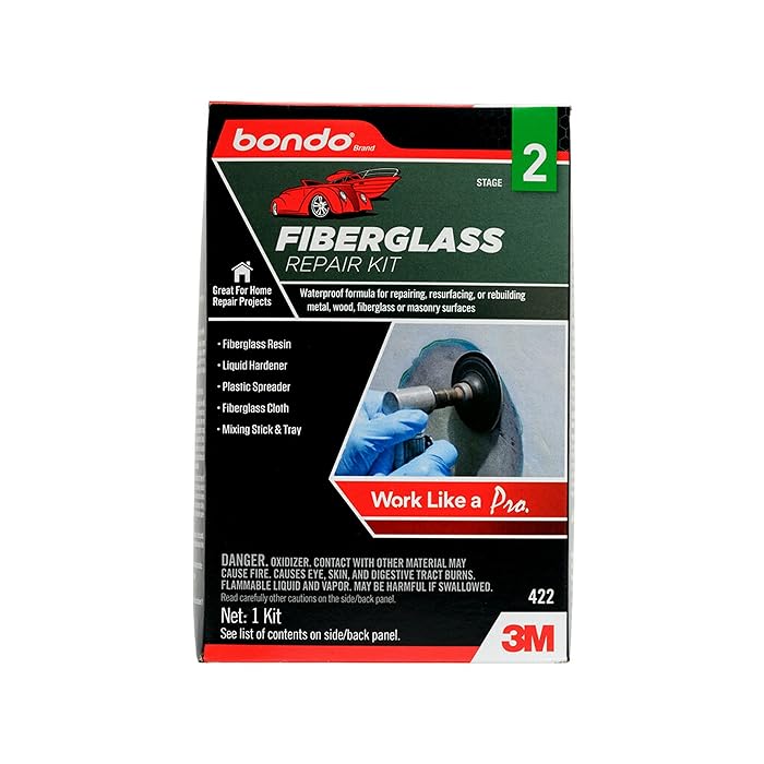 Buy 3M Bondo 422 Fiberglass Resin Repair Kit Online at desertcart Australia