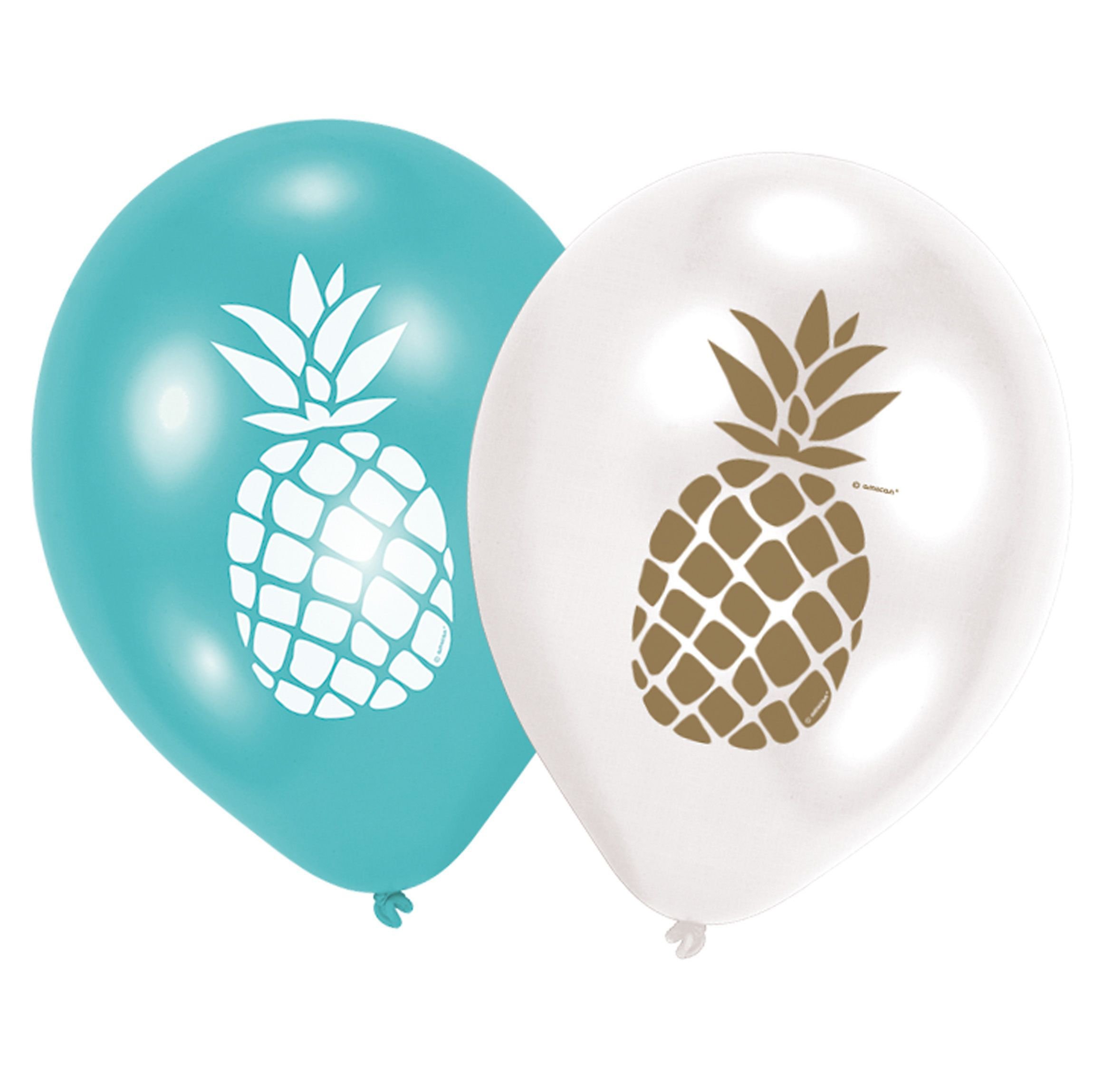 Amscan Balloons Pineapple Vibes 11" 6Pk