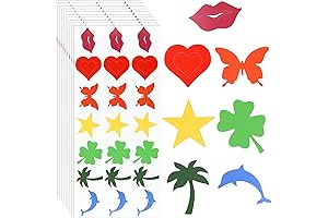 210pcs Tanning Sunbathing Stickers