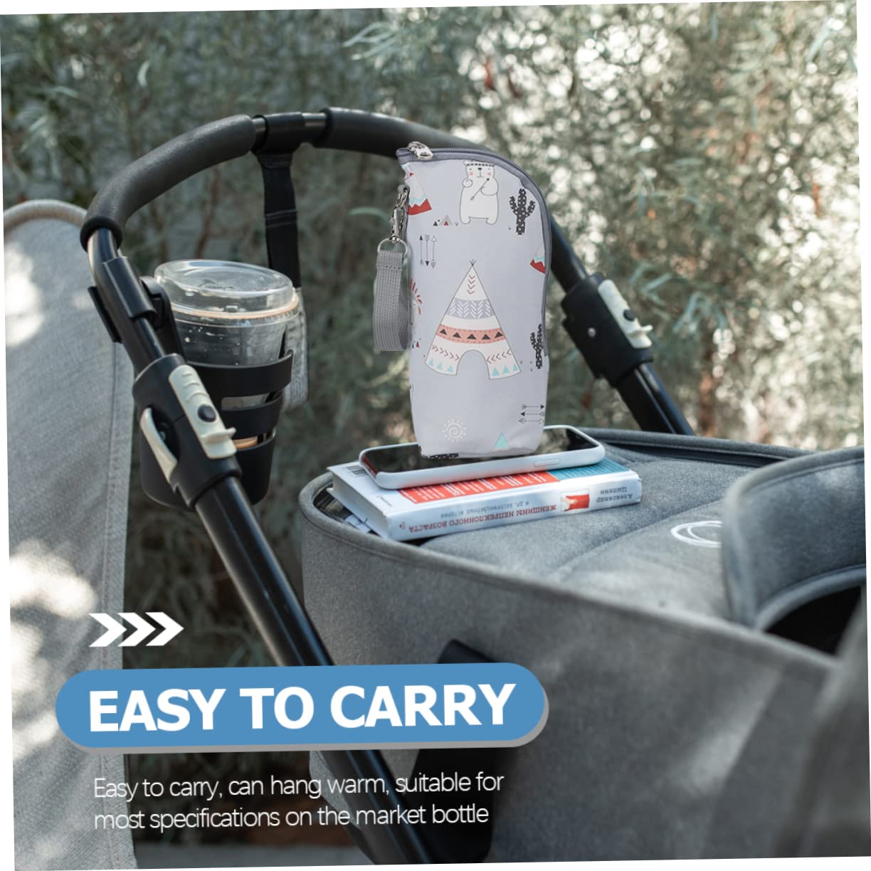 YARNOW 5 Piezas Térmica Aislante para Biberones de Niña para Almacenamiento de Accesorio Práctico para Paseos y Compatible con Carritos Material Aislante Uso Exterior
