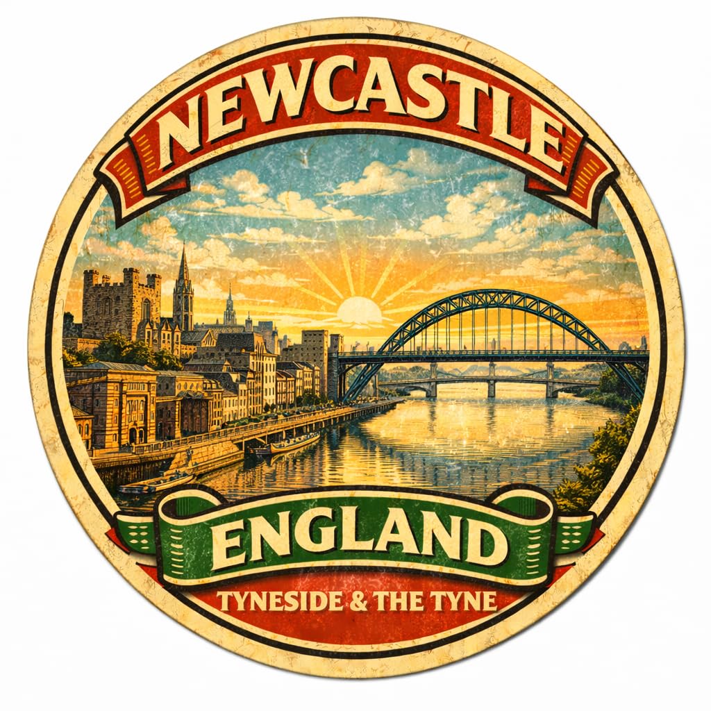Newcastle England Decorative Souvenir Fridge Magnet A0019