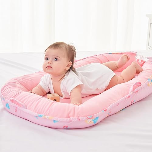 Miniatura 58 de Viviland Tumbona Snuggle Me para bebés recién nacidos de 0 a 24 meses, unicornio