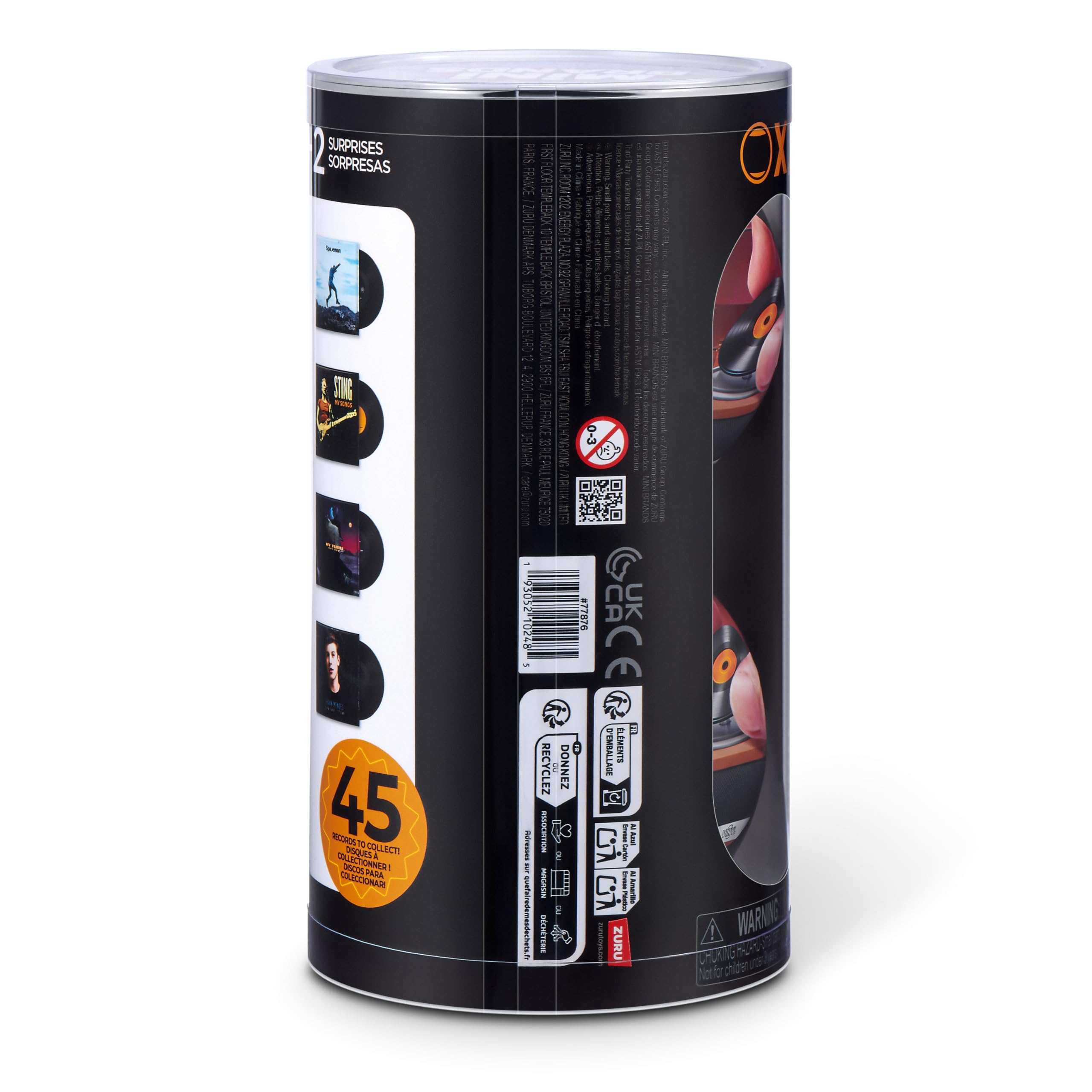 Mini Brands Really Works Capsule Mini Vinili di ZURU – Serie 1 (Confezione da 2) – Ogni capsula: 4 mini dischi vinile riproducibili + 1 accessorio sorpresa (8 vinili & 2 accessori) – Capsula Mistero