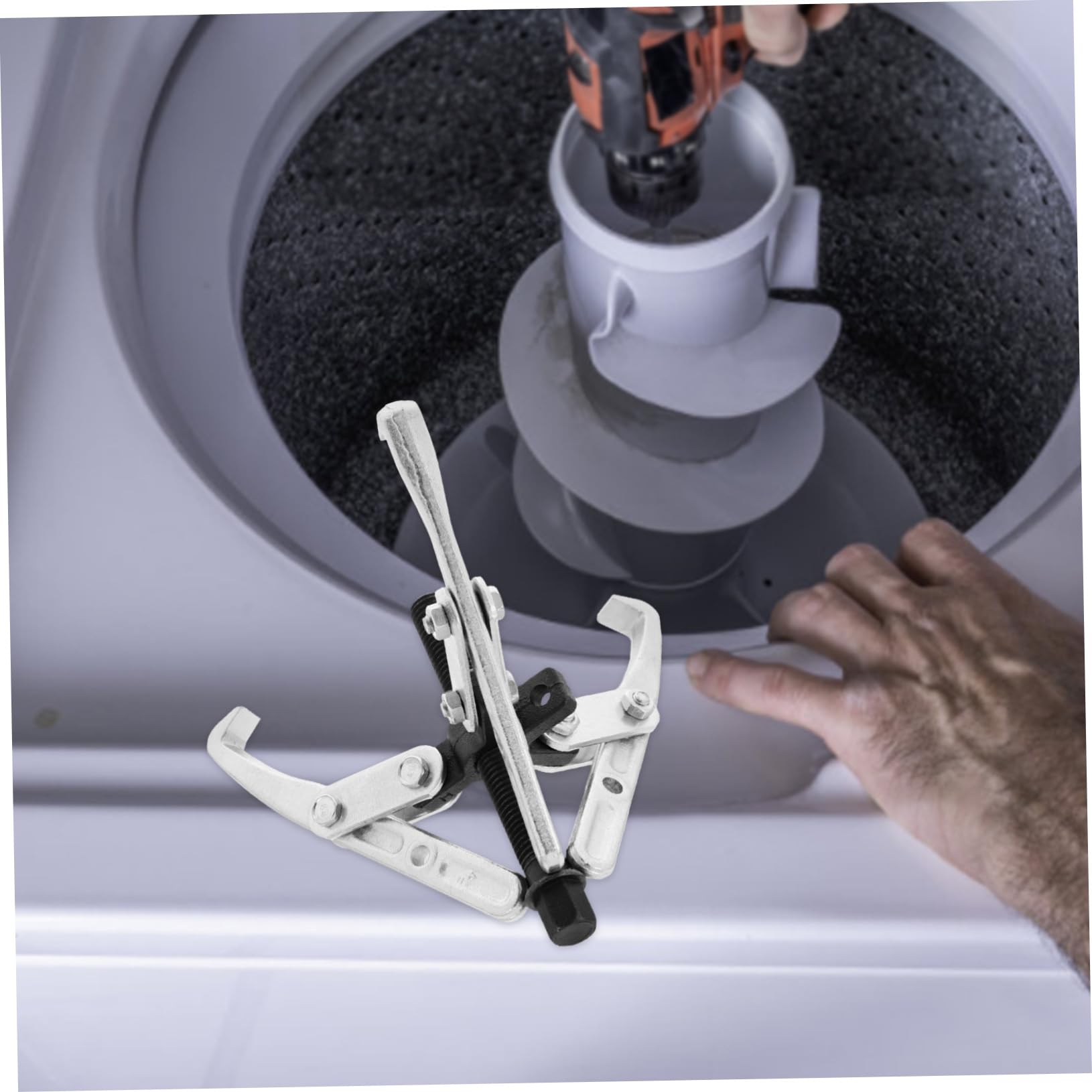 oyoyo Juego de 1 Extractor de Engranajes práctico para el Mantenimiento de lavadoras. Extractor de rodamientos eficiente para un fácil desmontaje y Limpieza de Engranajes y rodamientos.