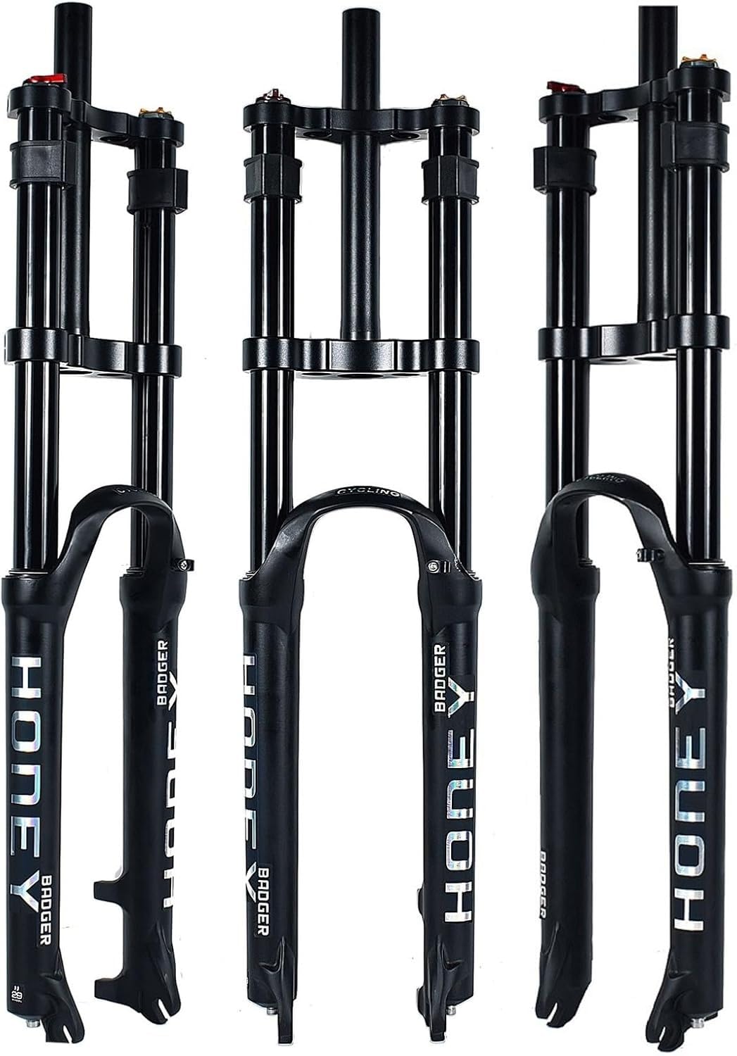26/27,5/29" Downhill-Mountainbike-Luftfedergabel, 1 1/8" gerades Rohr, Doppelschulter-Federgabel, 140 mm Federweg, Schnellspanner 9x100 mm A,27.5in