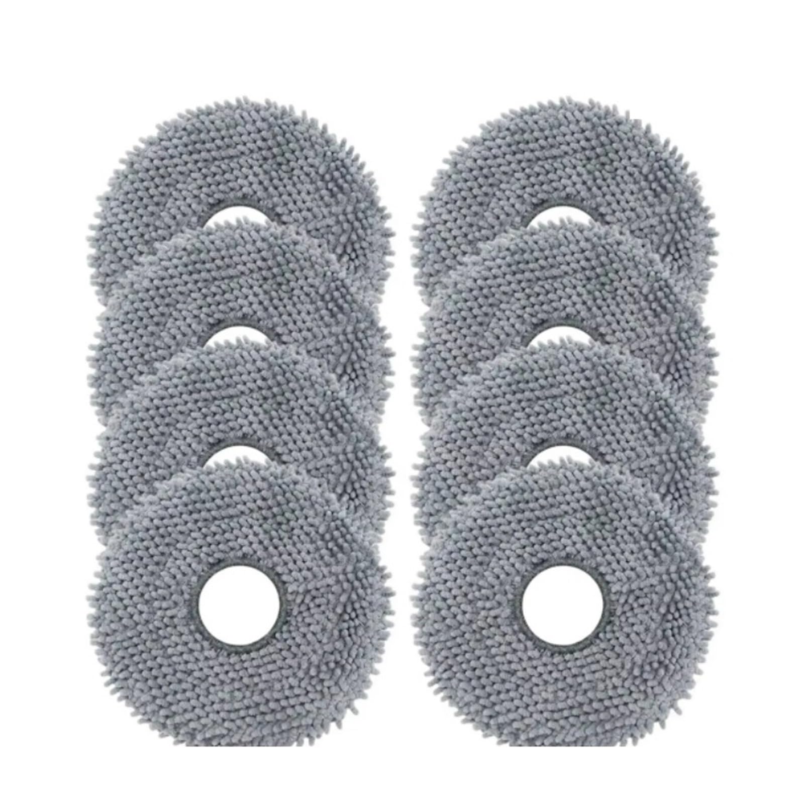 NUCBCULWP Mop Pads,Compatible For Roborock， Q Revo Master/Q S/Q Pro/Q Maxv/Q Curv Accessories Replacements Parts Mopping Cloths(8PCS)
