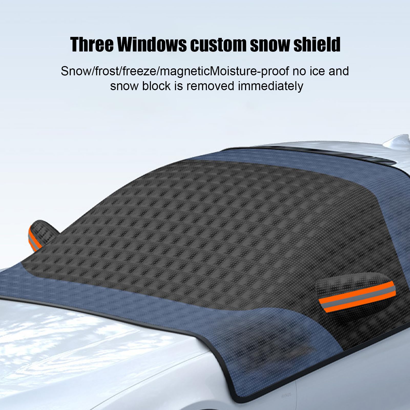 Copriparabrezza per Neve Parasole Termico Magnetico per Protezione | Rivestimento Invernale Antighiaccio per Parabrezza per Auto Camion SUV e Camper Viaggi Invernali