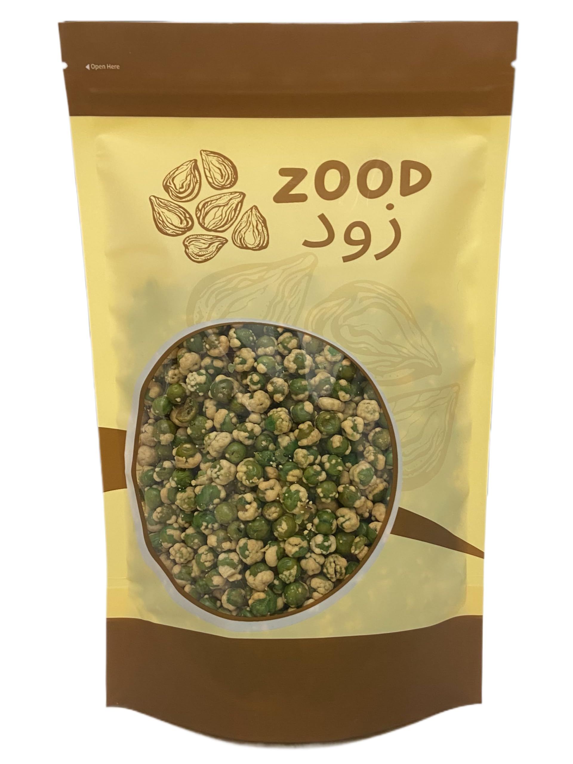 ZOOD | Green Peas Roasted & Coated | Malaysia | 300g