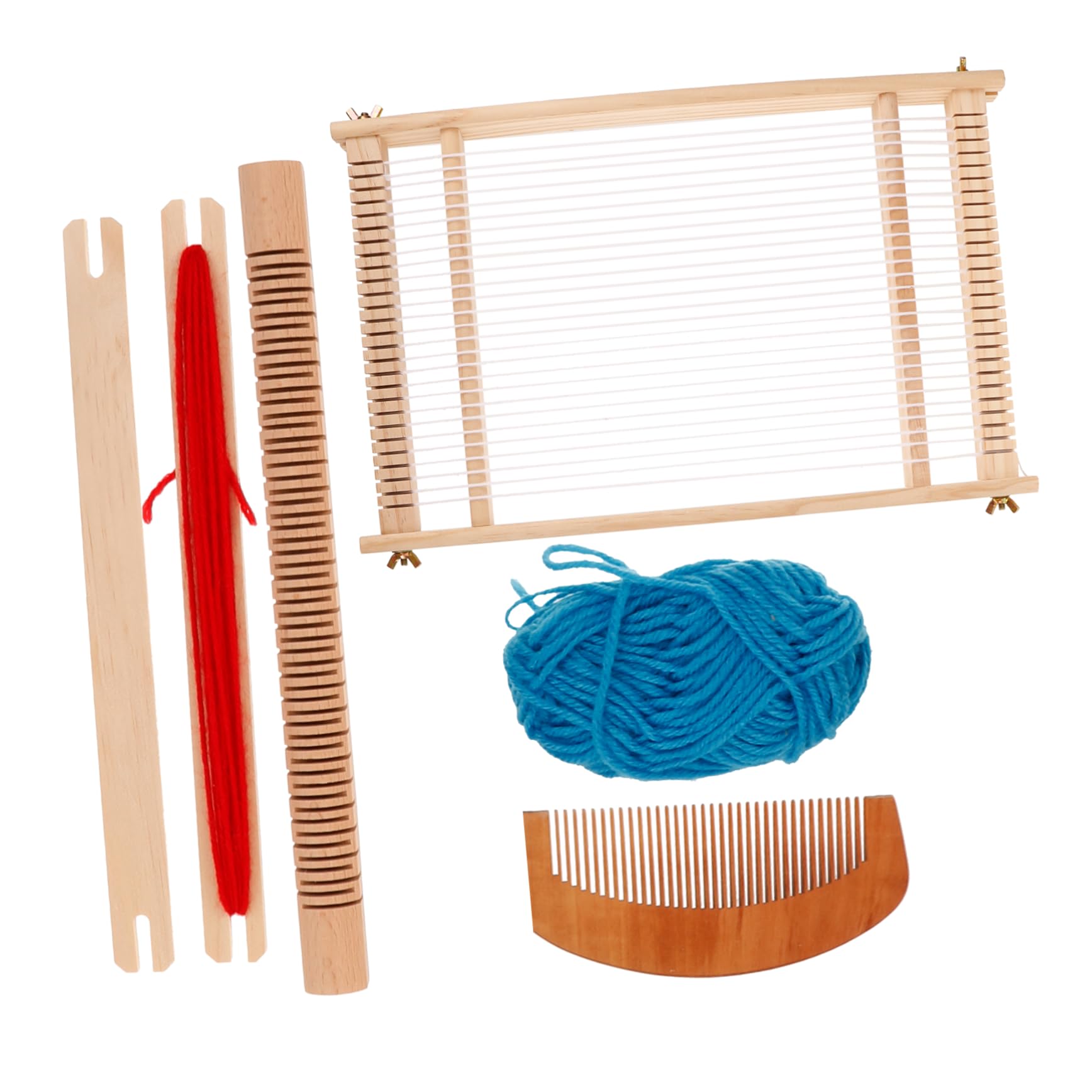 Telar Manual de Madera Grande para Niños, Juguete de Tejido DIY