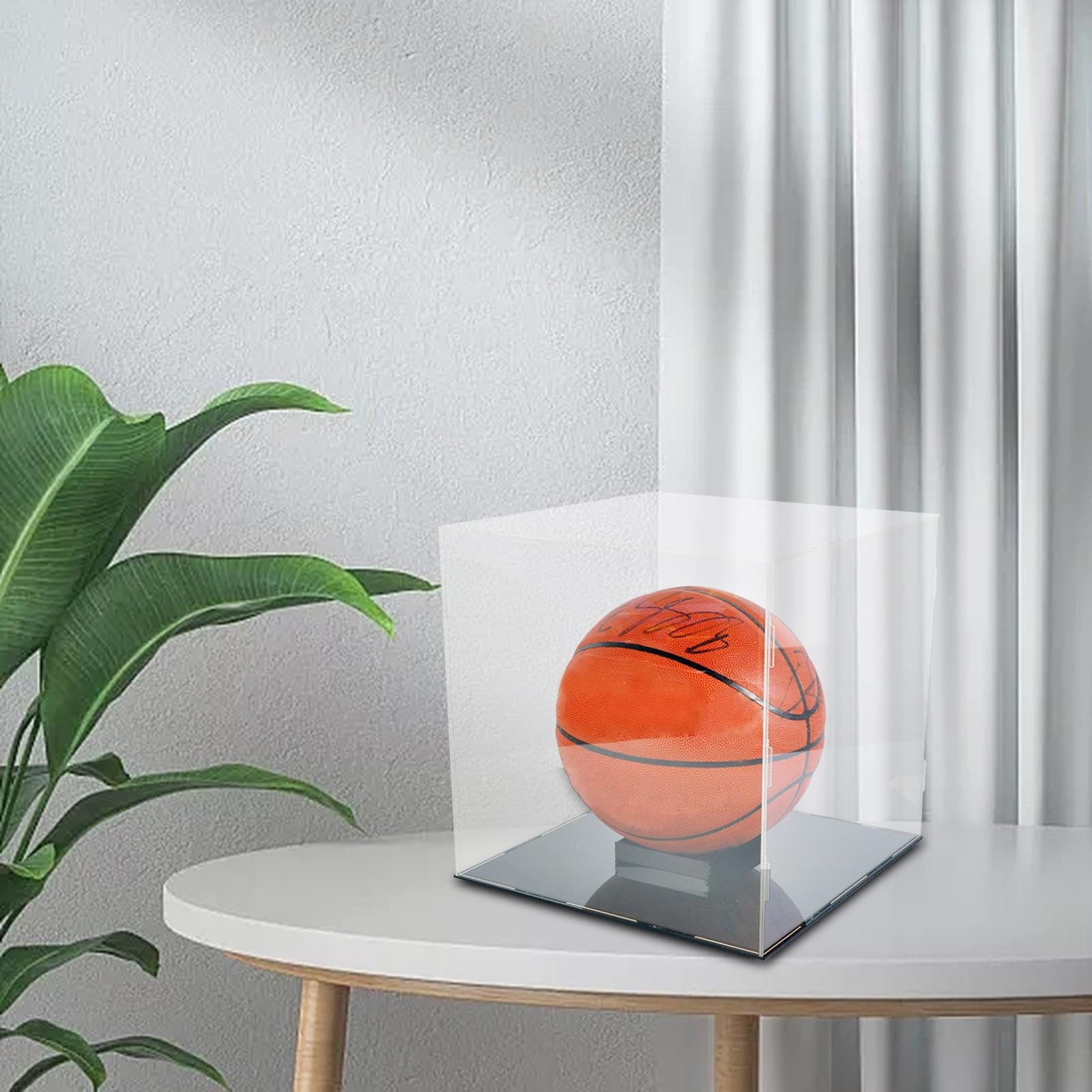 Caja Expositora de Baloncesto, Vitrina de Baloncesto/fútbol, ​​Soporte Expositor de Acrílico