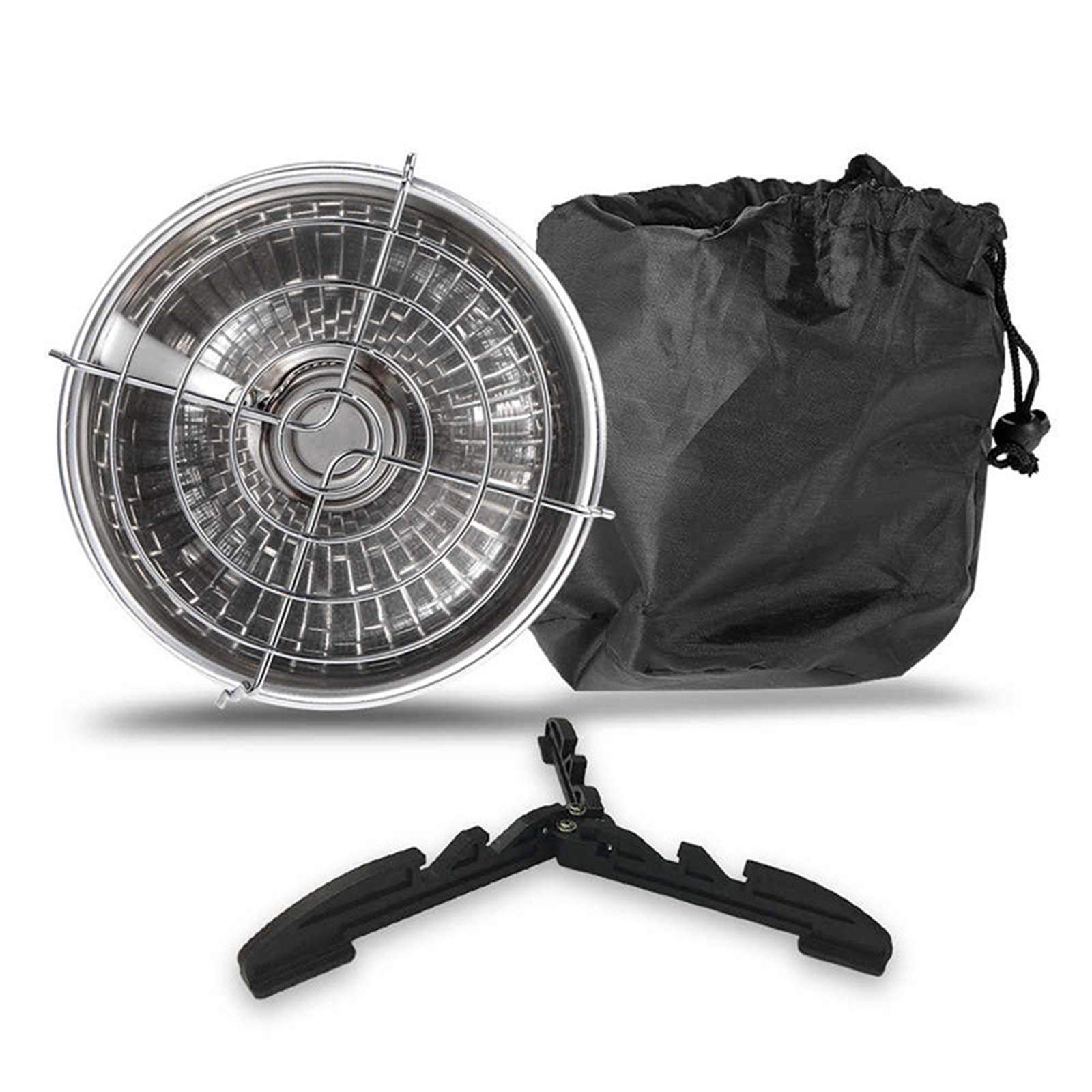 Wallfire Réchauffeur à gaz de camping, Mini Réchauffeur portable avec support ajustable et sac de rangement Réchauffeur de tente de pêche de chasse pour l'hiver Backpacking Picnic Hiking Traveling