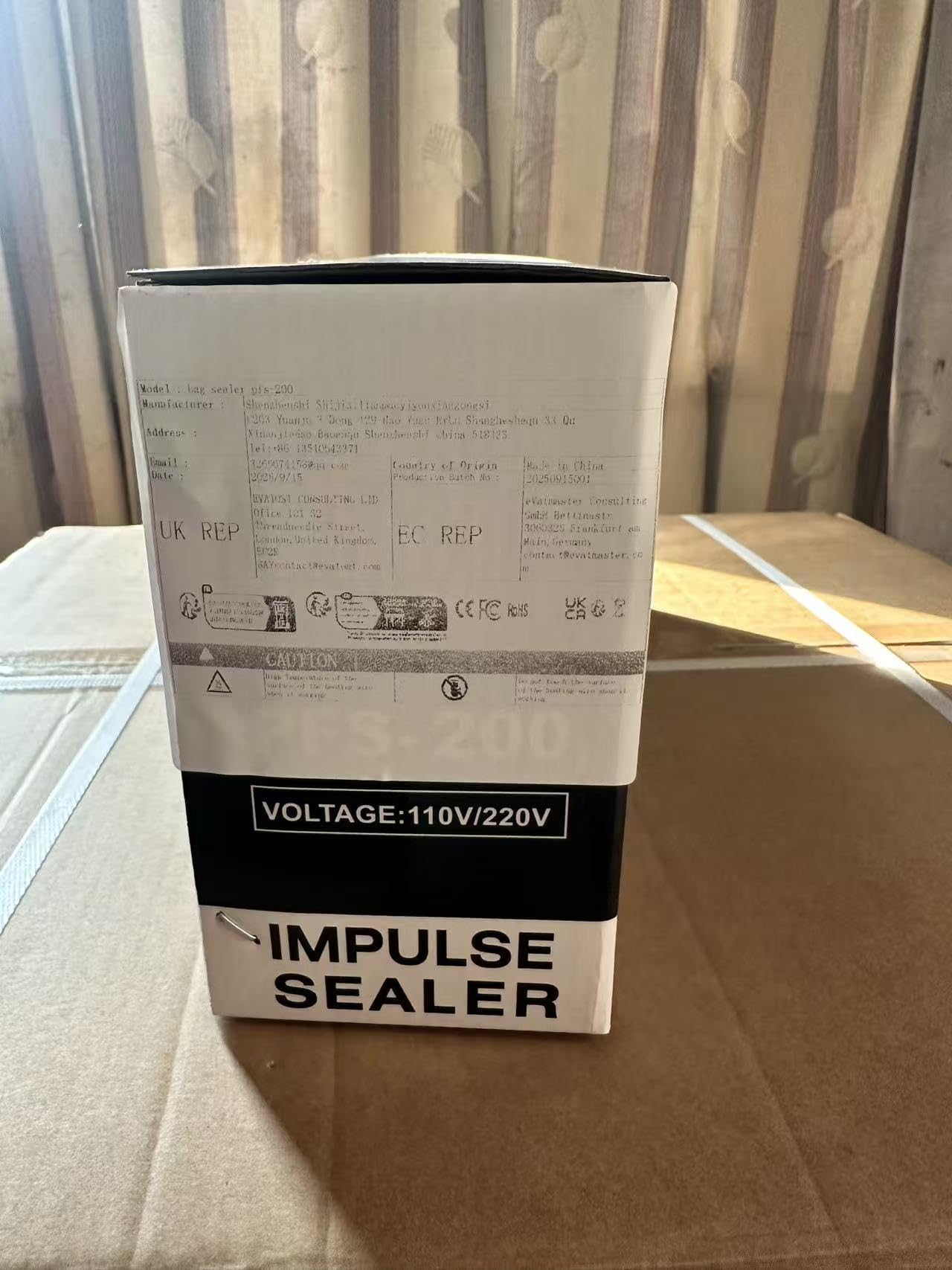 Apstour Scelleuse Thermique Soudeuse manuelle pour sachets plastique Manuel Sac d'étanchéité machine thermoscellage Impulse étanchéité machine pour PE PP en plastique Sacs