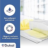 Vista 2 de Dukal 214 Xeroform Petrolatum Gauze, Sterile, 2" W x 2" L (Pack of 25)