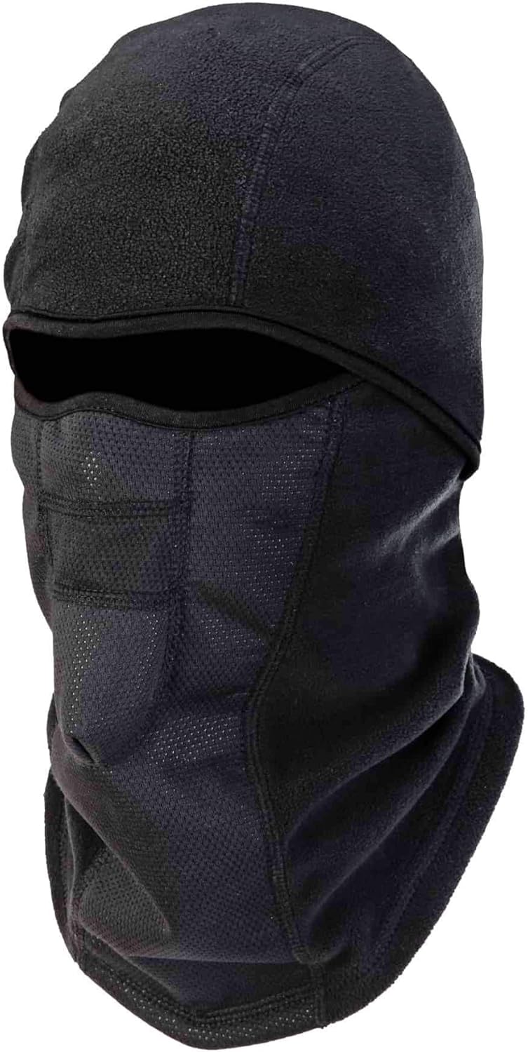 Ergodyne N-Ferno 6823 Balaclava Ski Mask, Wind-Resistant Face Mask, Hinged Design, Each, Black, One Size - Image 9