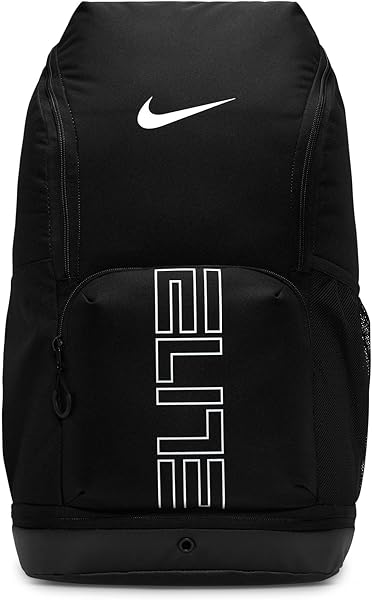 Nike, Unisex, Varsity Elite Backpack (32L), Black/Black/Metallic Silver, One Size