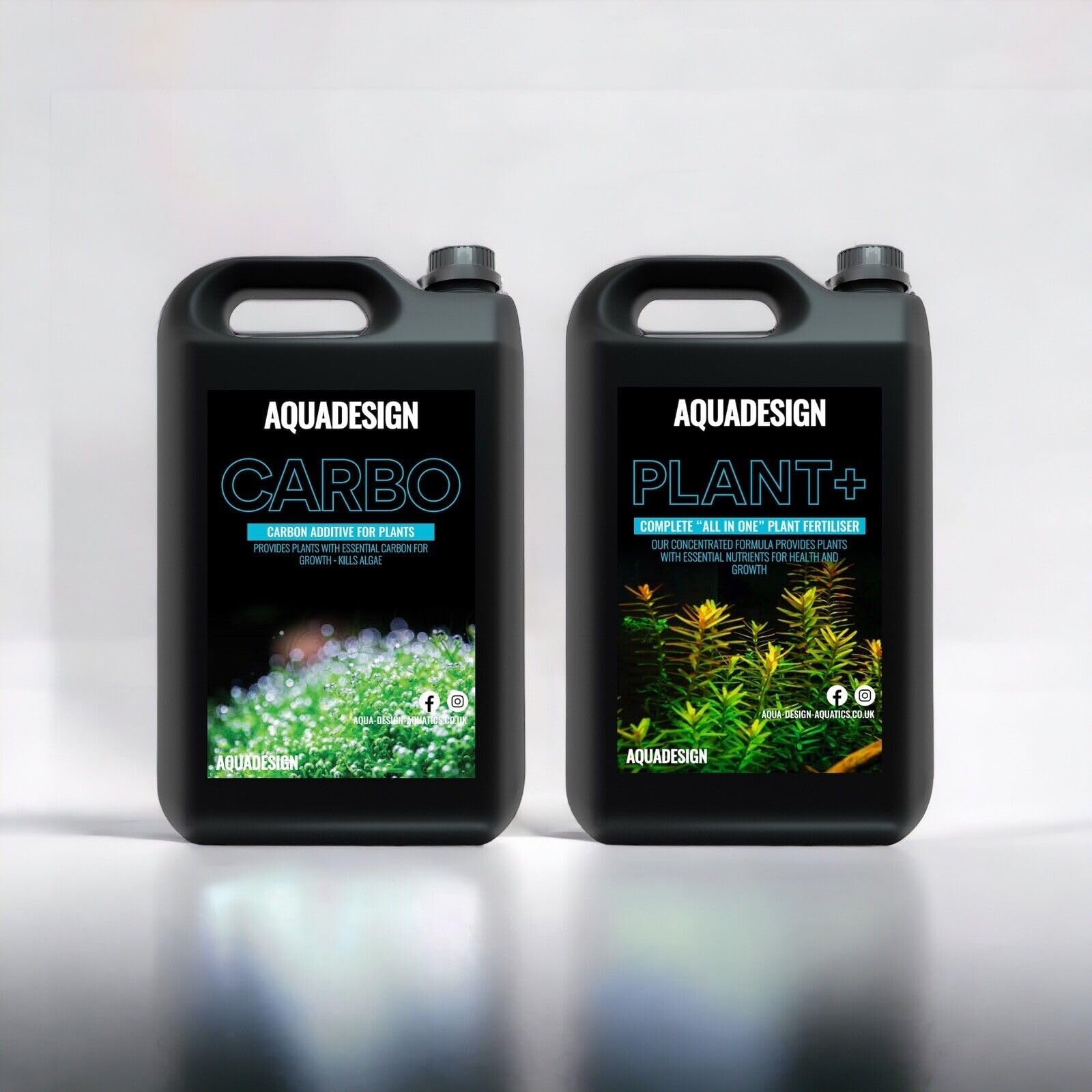 AquaDesign PLANT+ 5000ML & CARBO 5000ML Aquarium Plant Fertiliser System