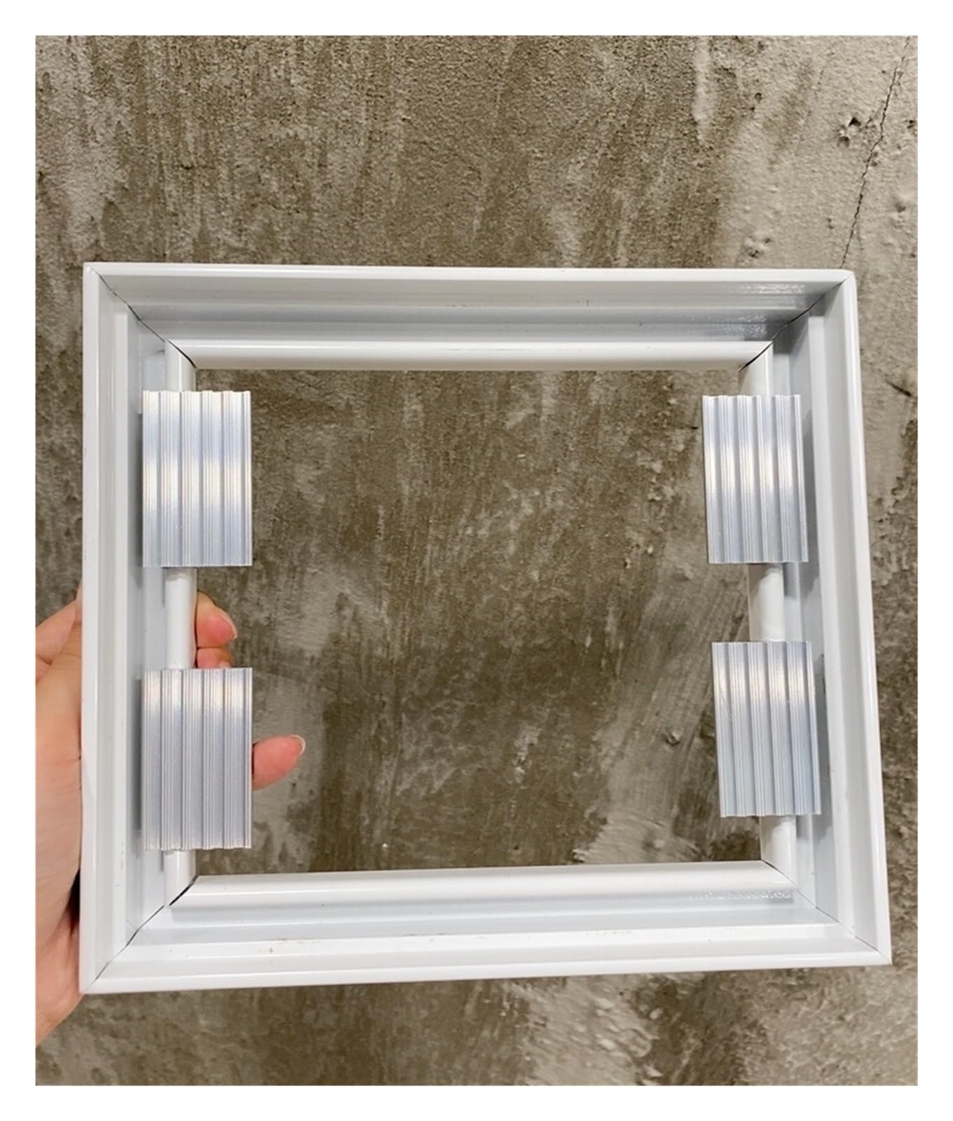 ERRULAN sportello ispezione Pannello di Accesso Idraulico per cartongesso, sportello di ispezione Nascosto per Piastra elettrica, sportello di Accesso in Alluminio per soffitta(75x100cm/30x39in)