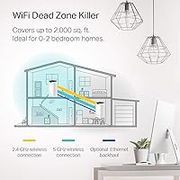 Vista 4 de TP-Link Deco S4 Whole Home Mesh WiFi System - Up to 2,000 Sq.ft. Coverage, AC1900 WiFi Router/Extender Replacement, Gigabit Ports, Deco S4(1-Pack)
