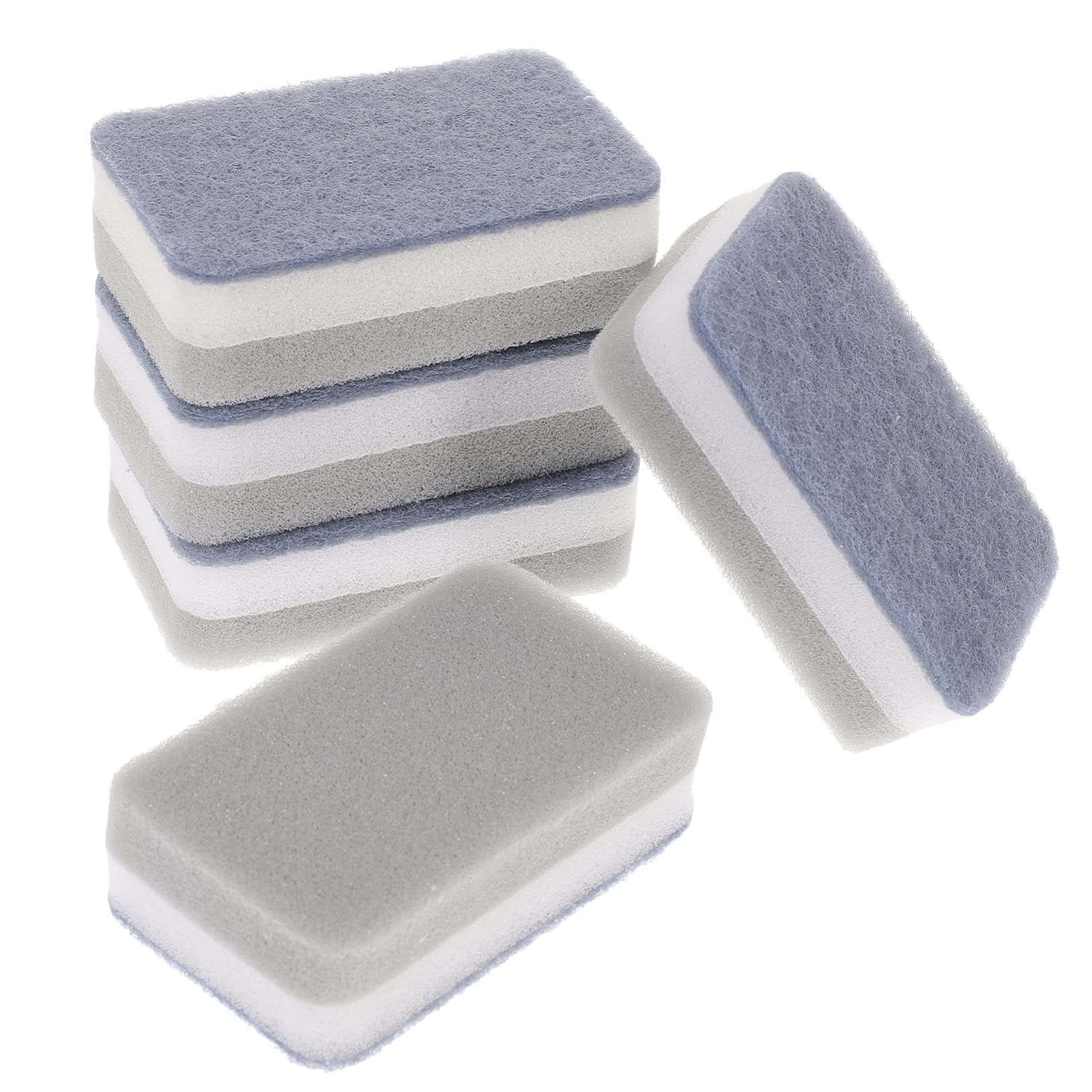 KOCKSHION Srub Scouring Sponge Pad Reuseable Sponge Scouring Pad for Dish Cleaning