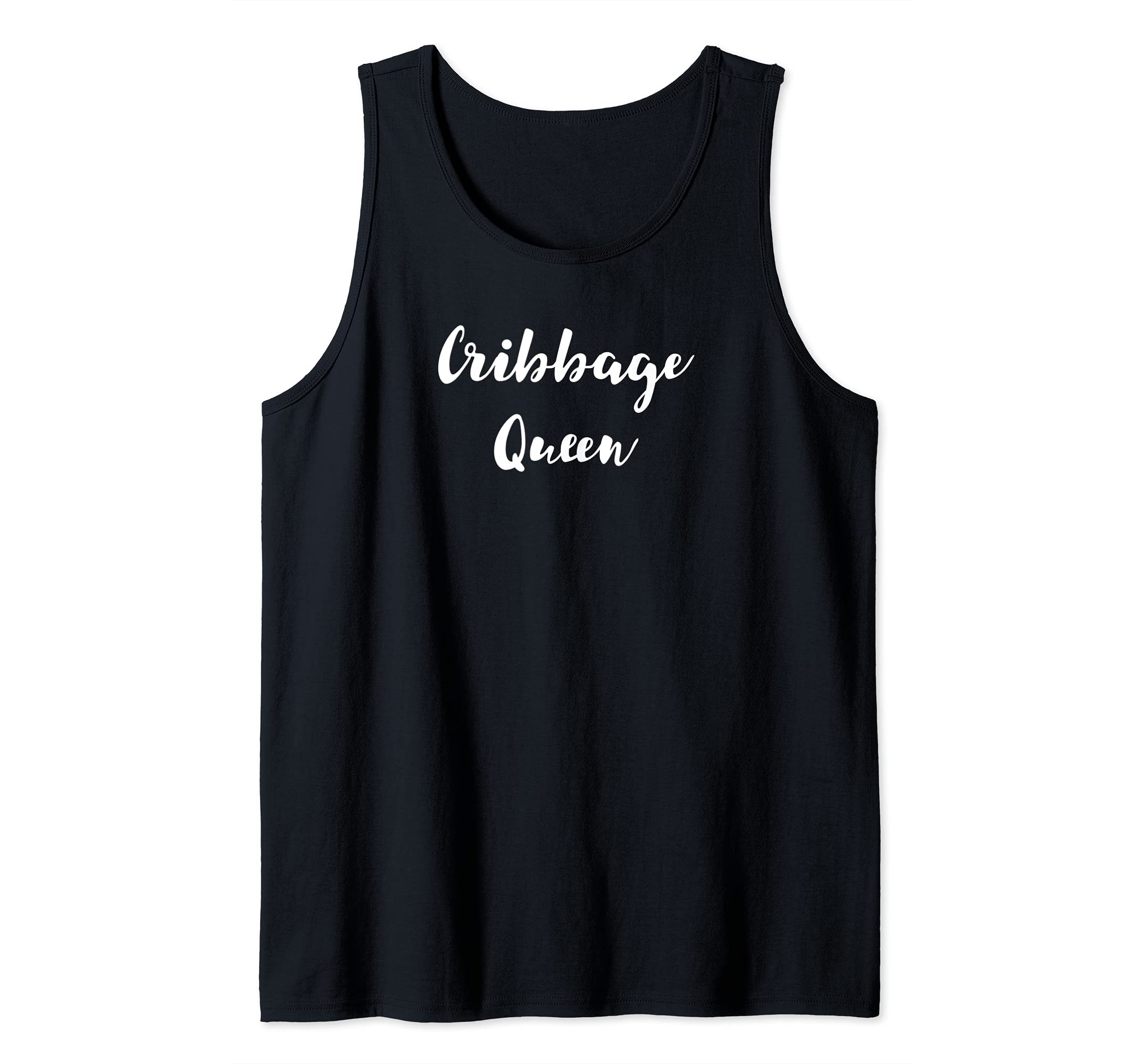 Cribbage Queen funny card game players Tank Top