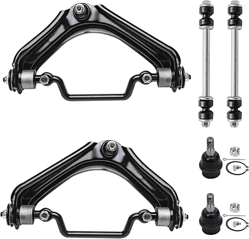 Miniatura 130 de Detroit Axle - Kit de brazos de control delanteros de 6 piezas para Hyundai Accent Kia Rio Rio5 06-10 2006 2007 2008 2009 2010 2011, 2 brazos de