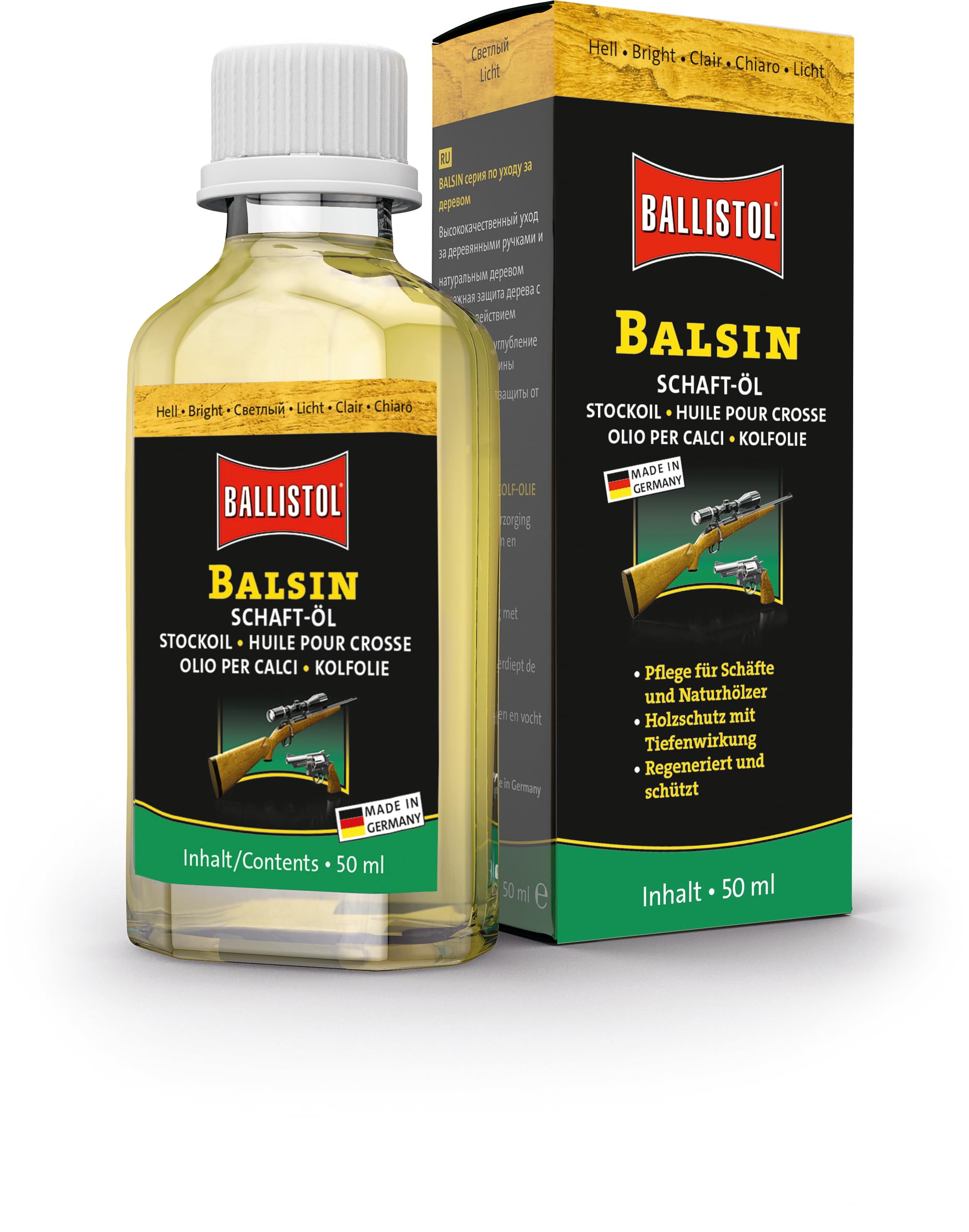 BALLISTOL Unisex Erwachsene Balsin Schaftl Hell Waffenpflege, Farblos, 50 Ml EU : Amazon.de: Sport & Freizeit BALLISTOL Unisex Erwachsene Balsin Schaftl Hell Waffenpflege, Farblos, 50 Ml EU : Amazon.de: Sport & Freizeit