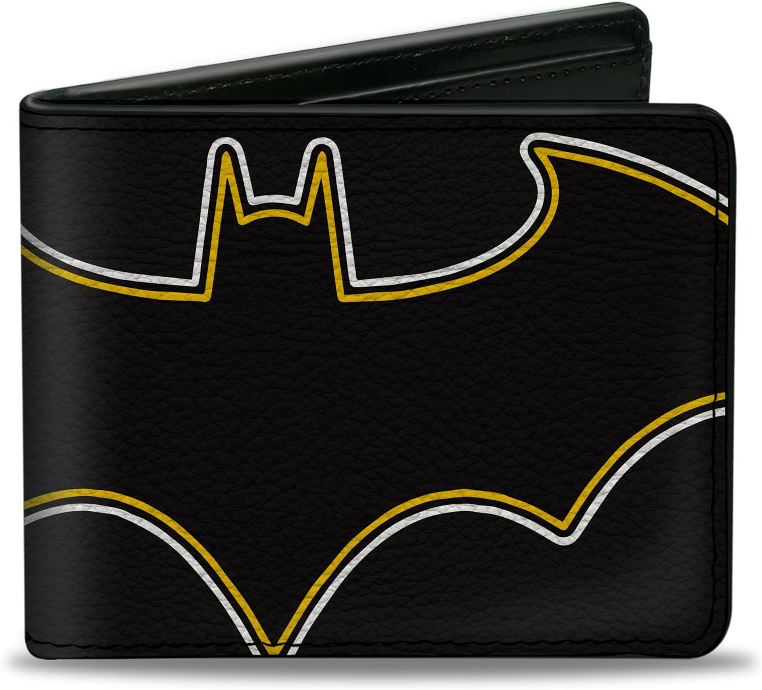 Buckle-Down Men's Standard Bifold Wallet Batman, 4.0" x 3.5"
