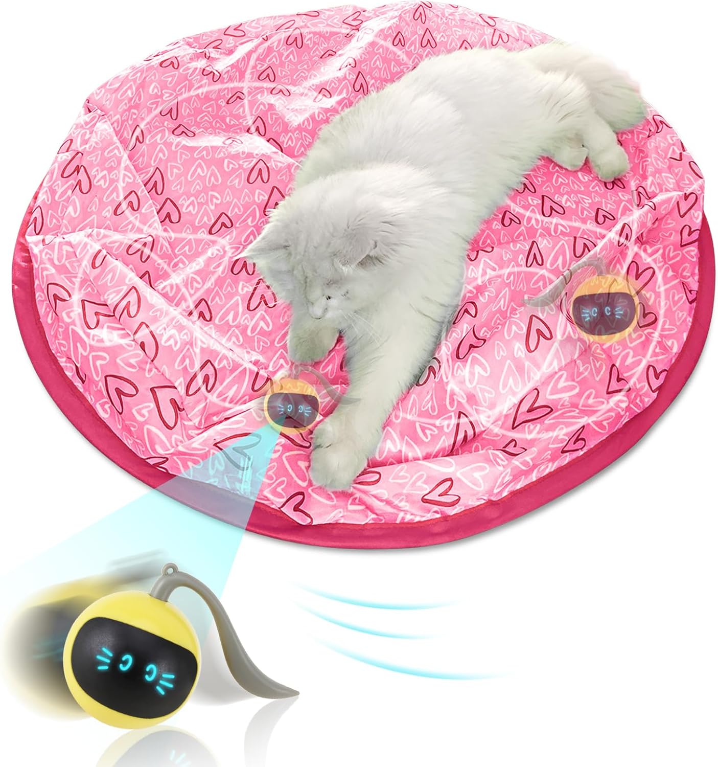 LUPAPA Interactive Cat Toys, Indoor Simulation Hunting Toys for Cats, Hunting Hood