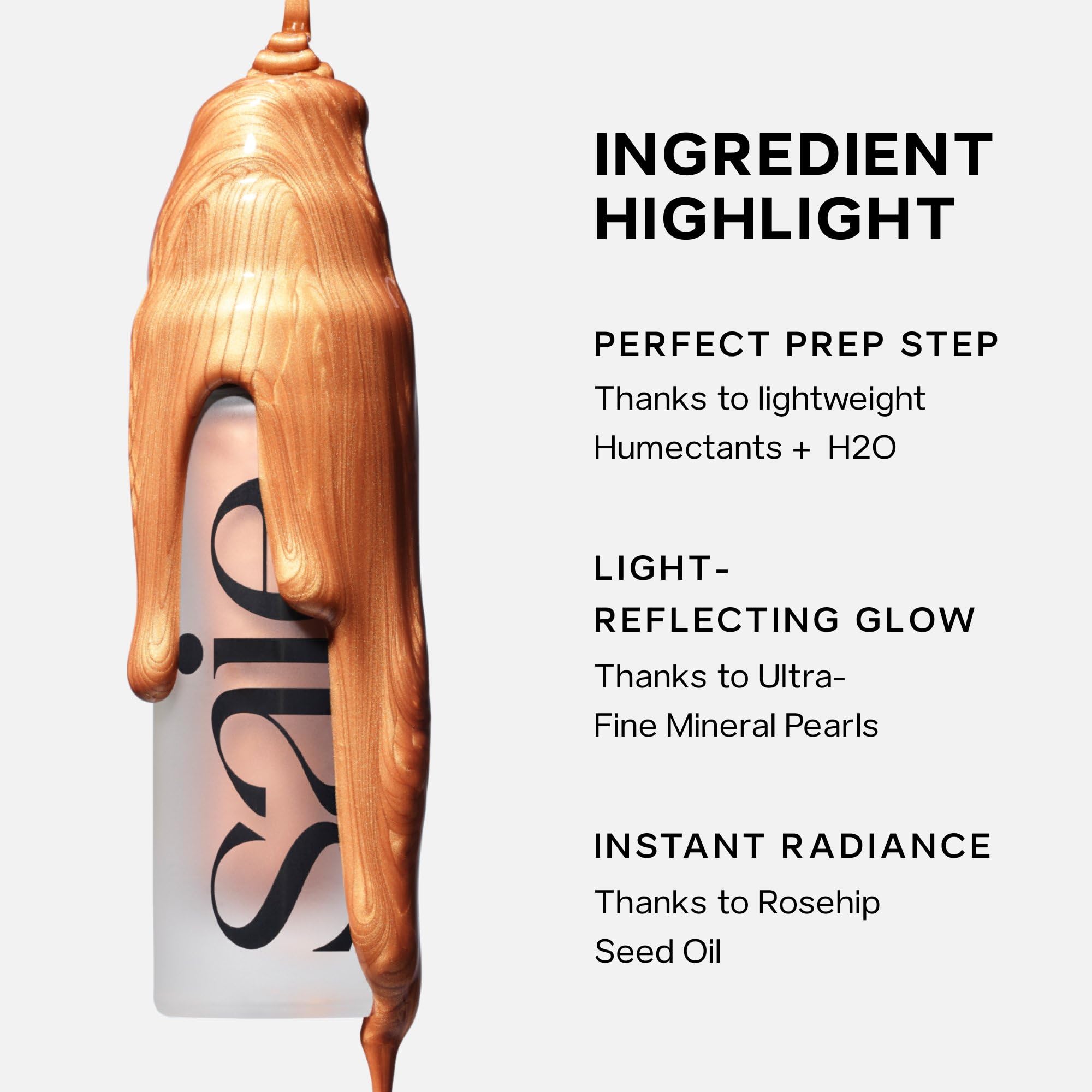 Saie Glowy Super Gel Illuminating Face Makeup Primer