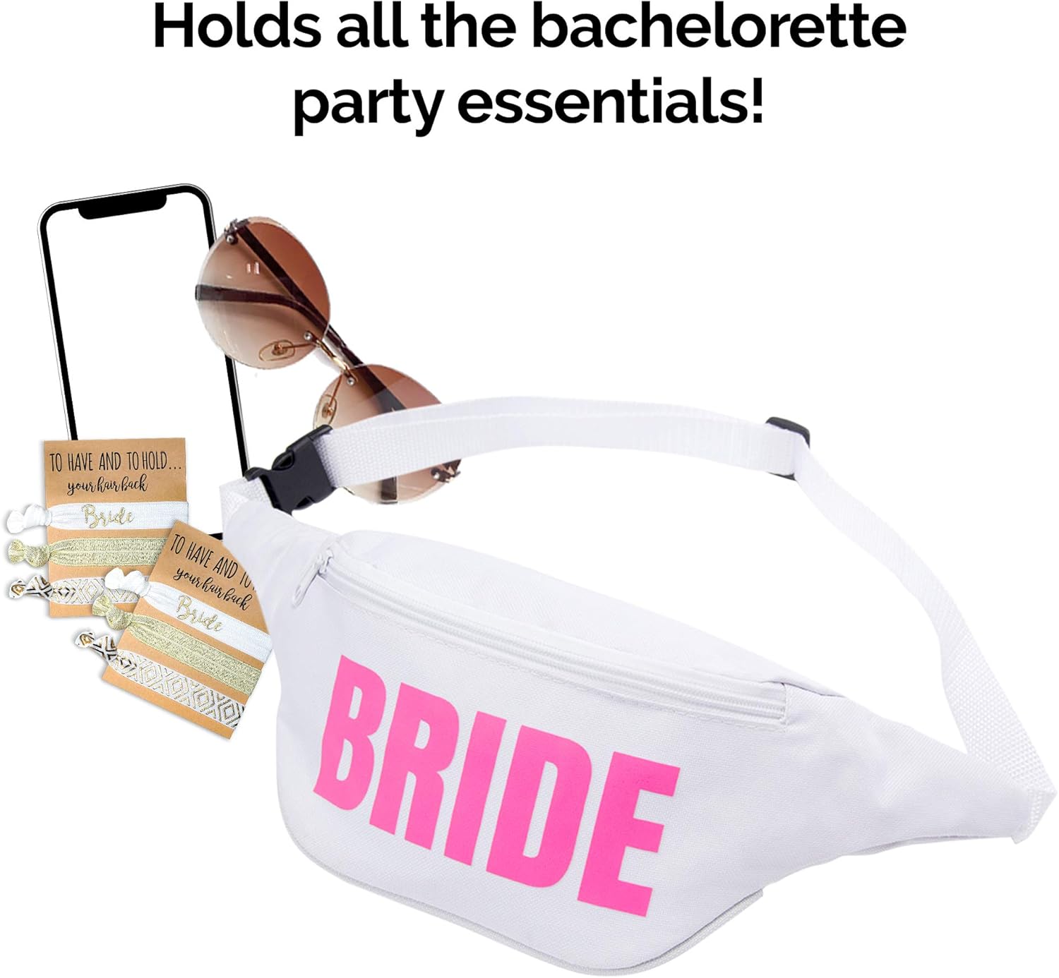 Bachelorette 80s Fanny Pack Set | 7 Pack | 1 Bride Fanny Pack and 6 Squad Fanny Packs | Bachelorette Party Favors - Image 6