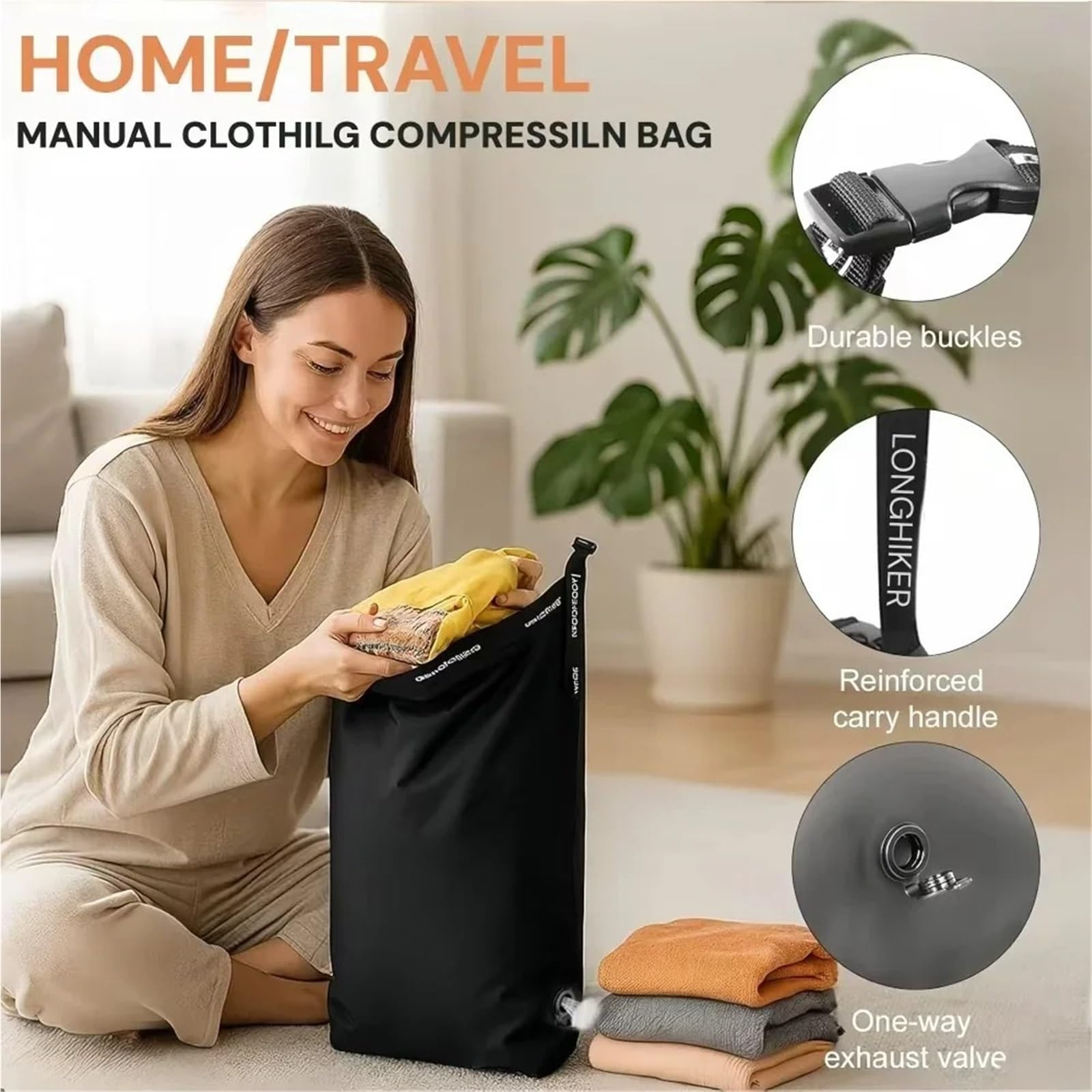 Borsa for biancheria da viaggio for vestiti sporchi Per Casa, Viaggi e Campeggio