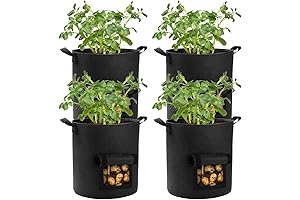 4-Pack Potato Grow Bags for Abundant Spuds