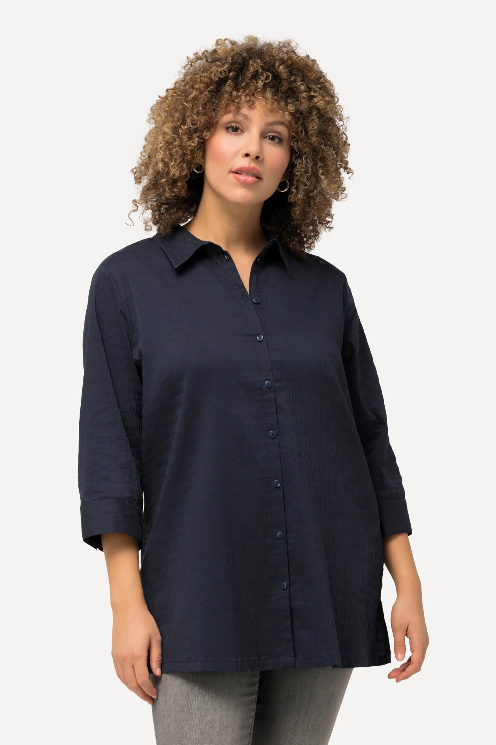 Ulla Popken Mujer Blusa Camisera