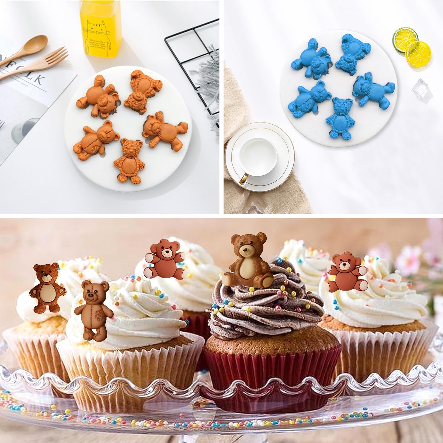 Moule à Glace En Forme De Crâne En Silicone,1/6/10 Grilles,pour Barman