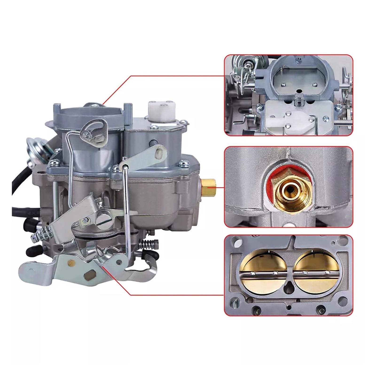 Carburatori automobilistici Carburatore 2 BBL 1806449 per Jeep 258 4.2L CJ5 CJ7 1979-86 per Wagoneer BBD