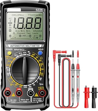 Portable Auto Repair Multimeter High Accuracy Car Circuit Tester Easy To Carry For Various Vehicle Circuit Measurements