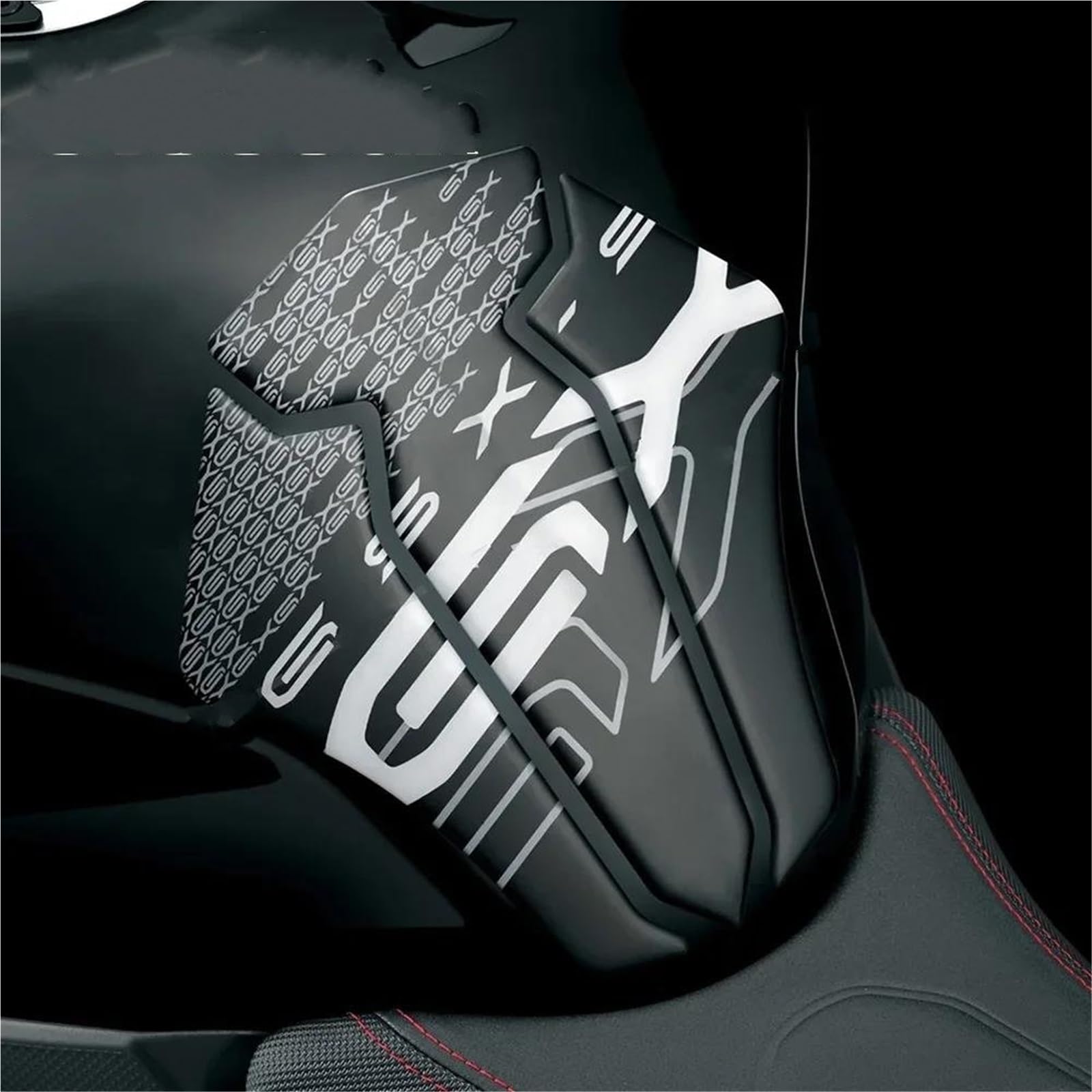 Tankpad Schutz Motorrad-Tankpad Für Suzuki GSX-S 1000 GX S1000GX Ab 2024 – Aufkleber Zur Tankverschönerung Motorrad Tankschutz Aufkleber(Farbe1)