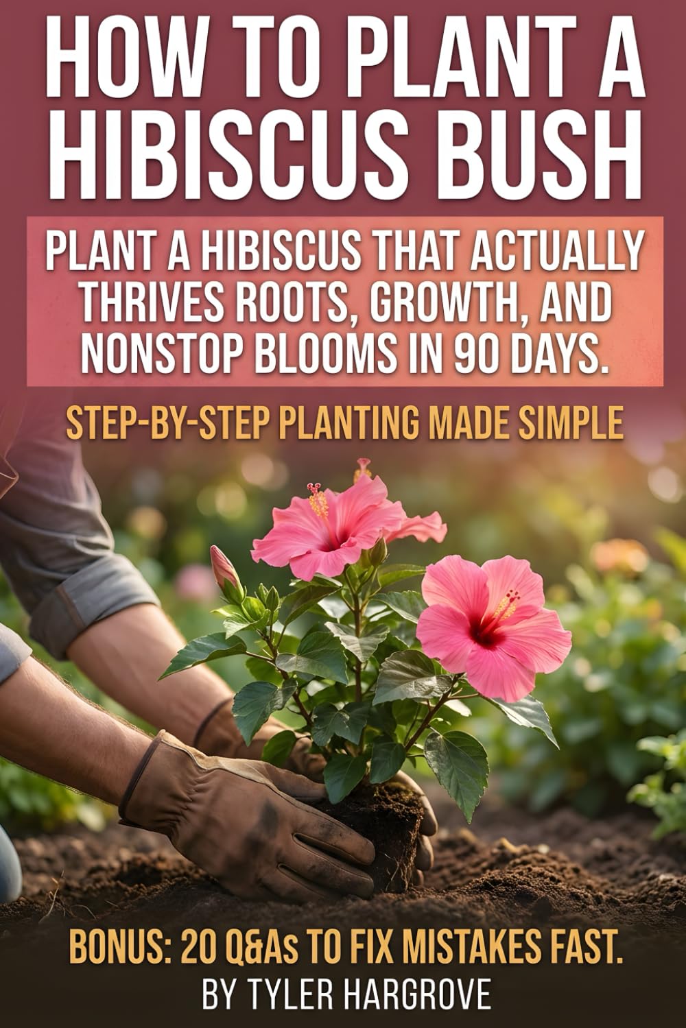 How to Plant a Hibiscus Bush: Turn one hibiscus into a bloom machine in 90 days: proven soil, water, feeding, pruning, and pest fixes for pots or ... a hibiscus plant and grow hibiscus indoors.
